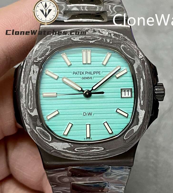 Modified Super Clone Watches 1:1 DiW Patek Philippe Nautilus 5711 “BLACK GRAIL CELESTE”