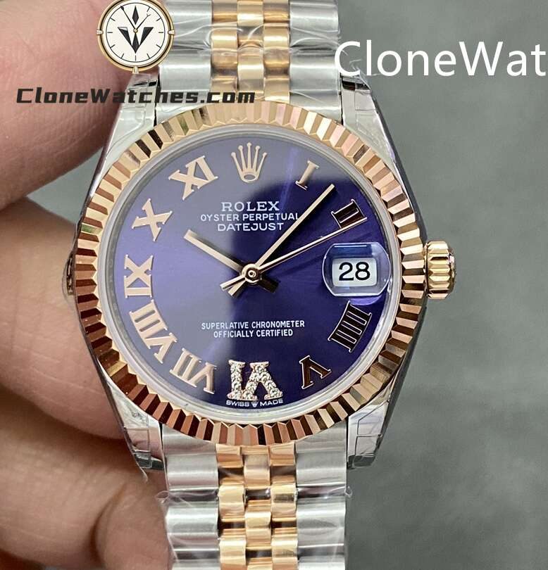 Rolex Super Clone Watches 1:1 DateJust m278271-0020 Jubilee 31MM 2236 Movement