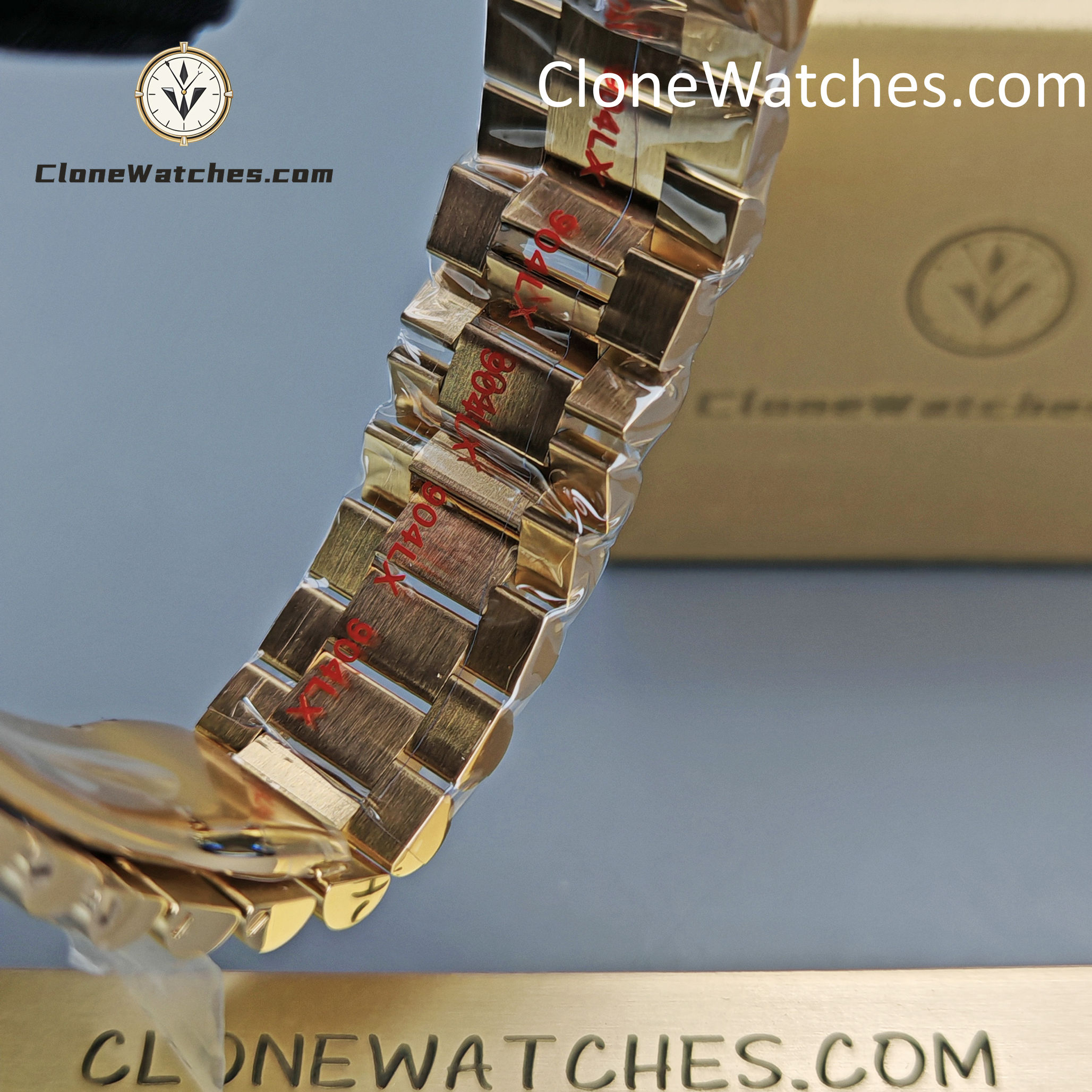 Rolex Super Clone Watches 1:1 Day Date 18K Gold Black Dial 40mm m228238-0067 3255 Movement