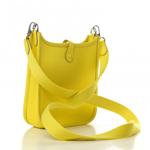HERMES Taurillon Clemence Evelyne TPM Lime