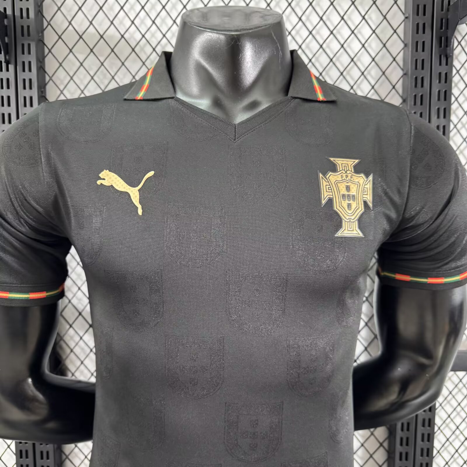 2025-26 Black Portugal Special Edition Jersey - Player Version
