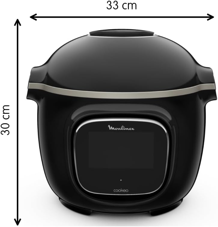 Multicuiseur Cookeo Touch Wifi 6L haute pression 250 recettes app