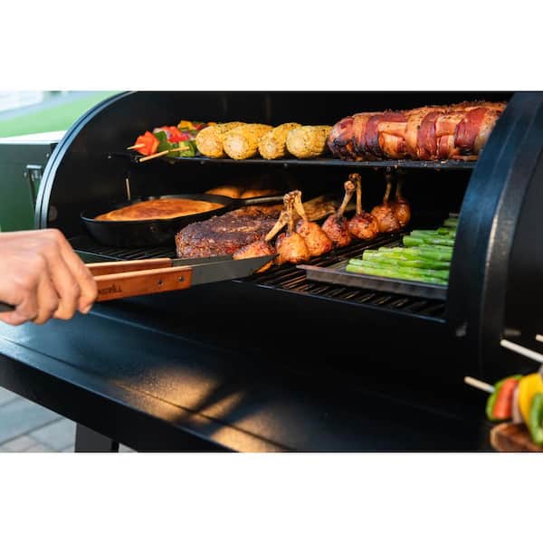 Oakford 1000 Wifi Pellet Grill Smoker in Black
