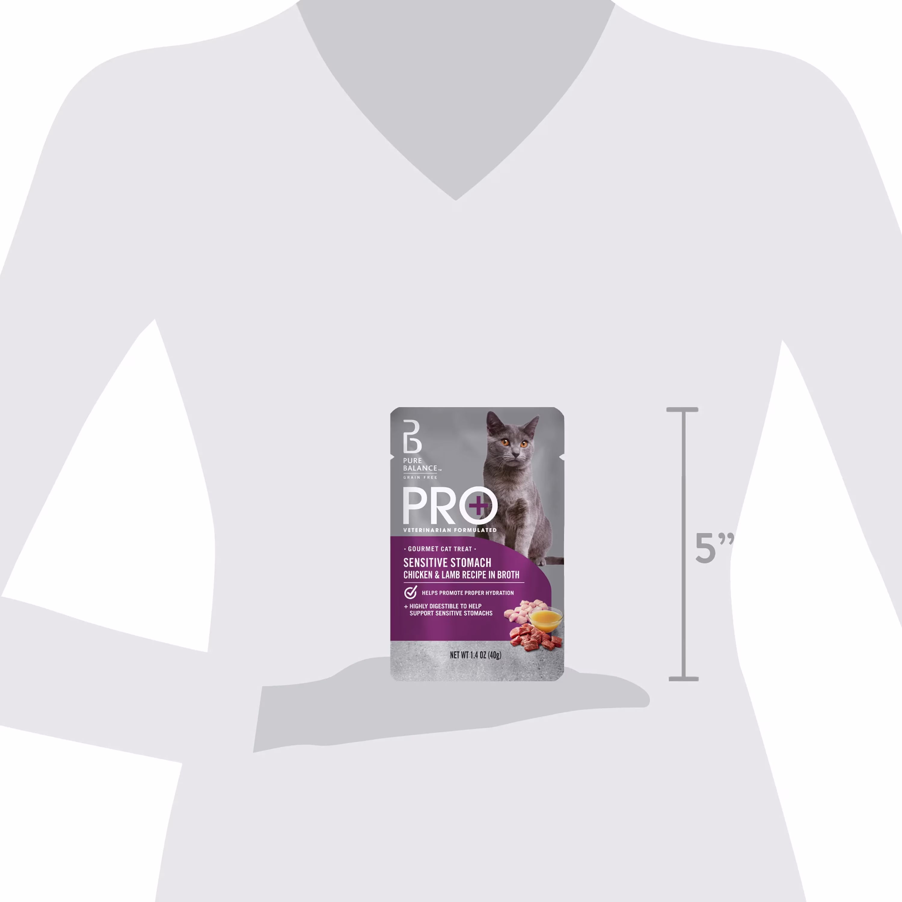 Pure Balance Pro+ Sensitive Stomach Chicken & Lamb Recipe in Broth, 1.4 oz