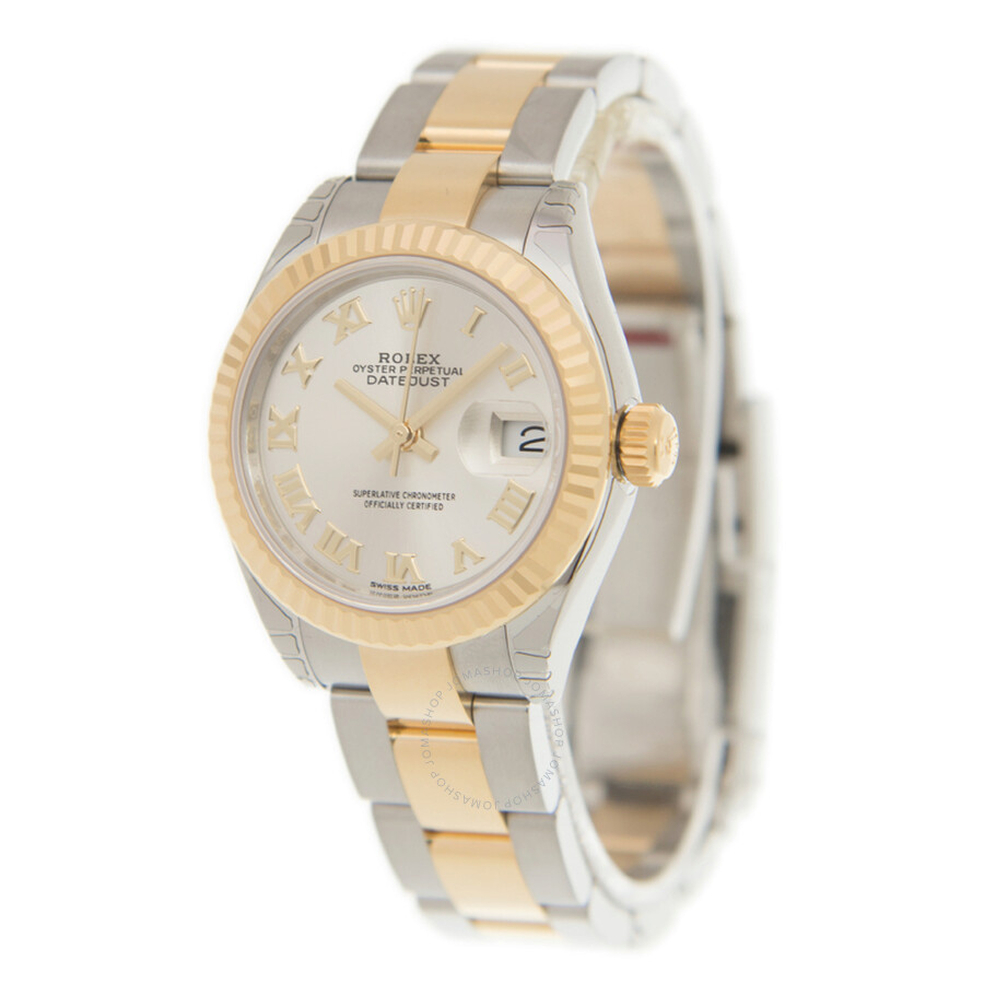 Rolex Lady-Datejust Silver Dial Automatic Ladies Oyster Watch 279173SRO（Lifetime free warranty+90-days replacement service & Refund!.）