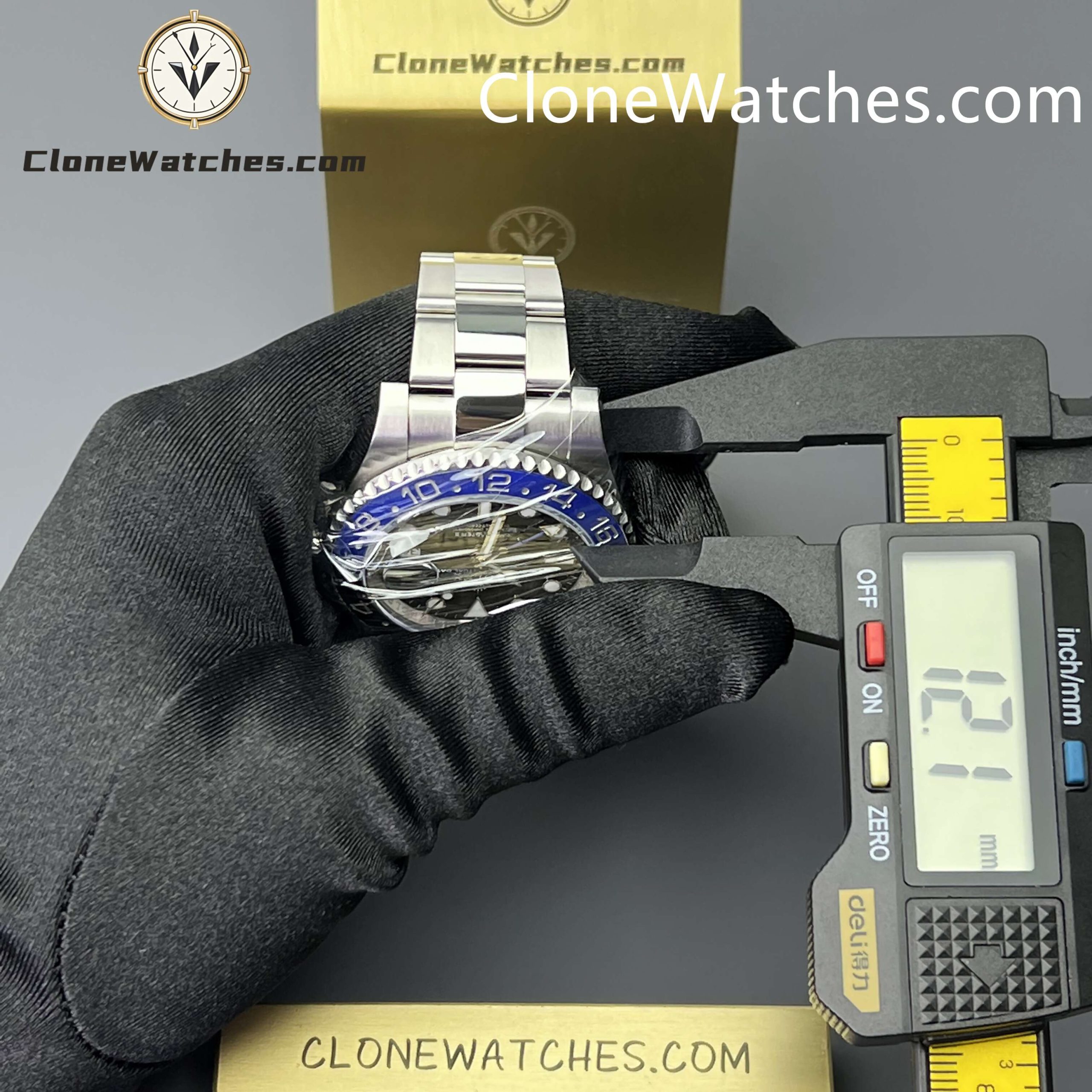 Rolex Super Clone Watches 1:1 BATMAN GMT Master II M126710blnr Oyster 3285 Movement