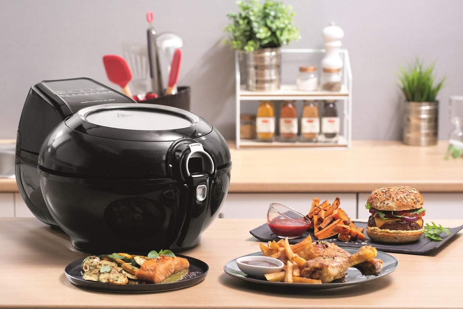 Friteuse air chaud 1,7 kg 1500 W 9 programmes technologie 2 en 1