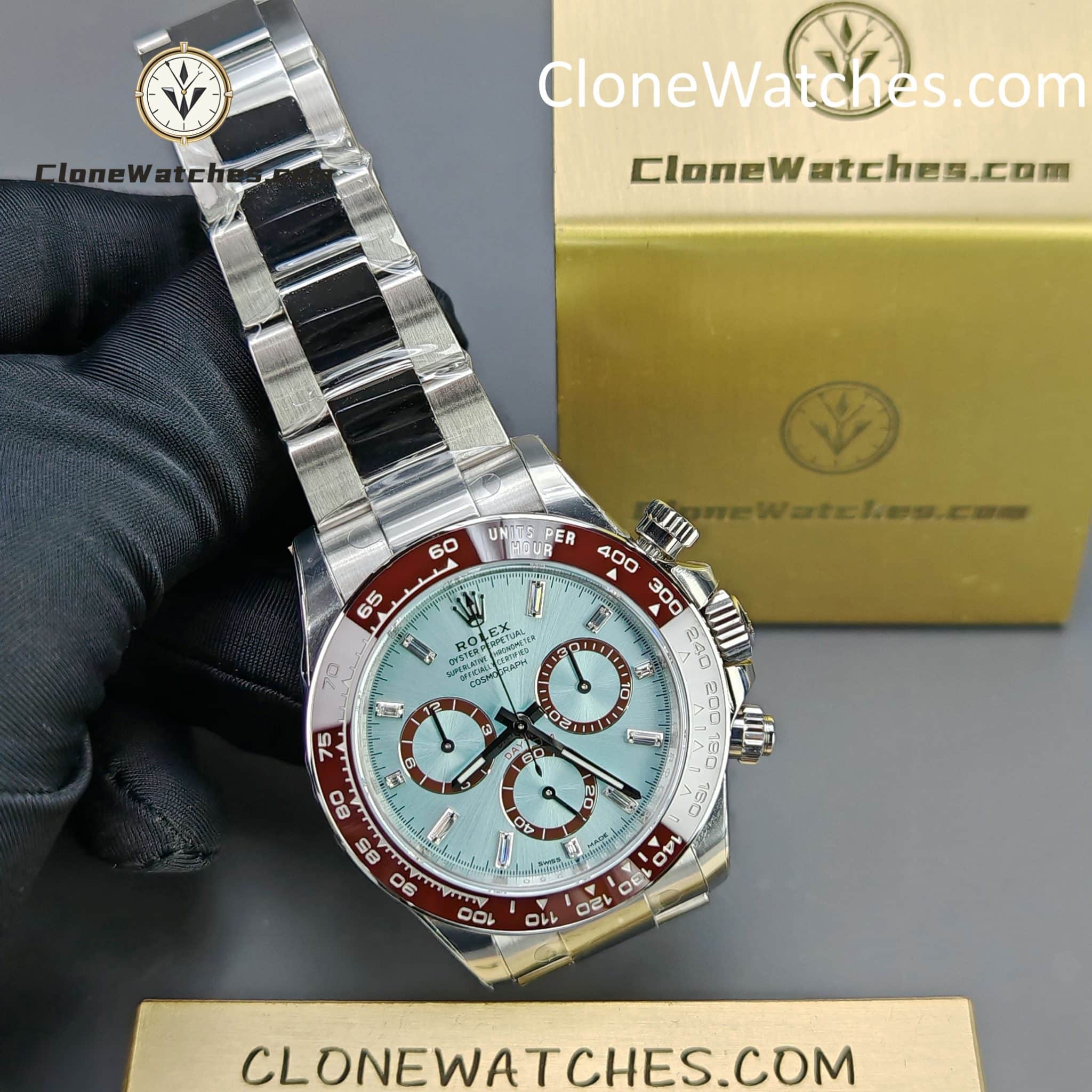 Rolex Super Clone Watches 1:1 ICE BLUE Daytona M126506-0002 4131 Movement