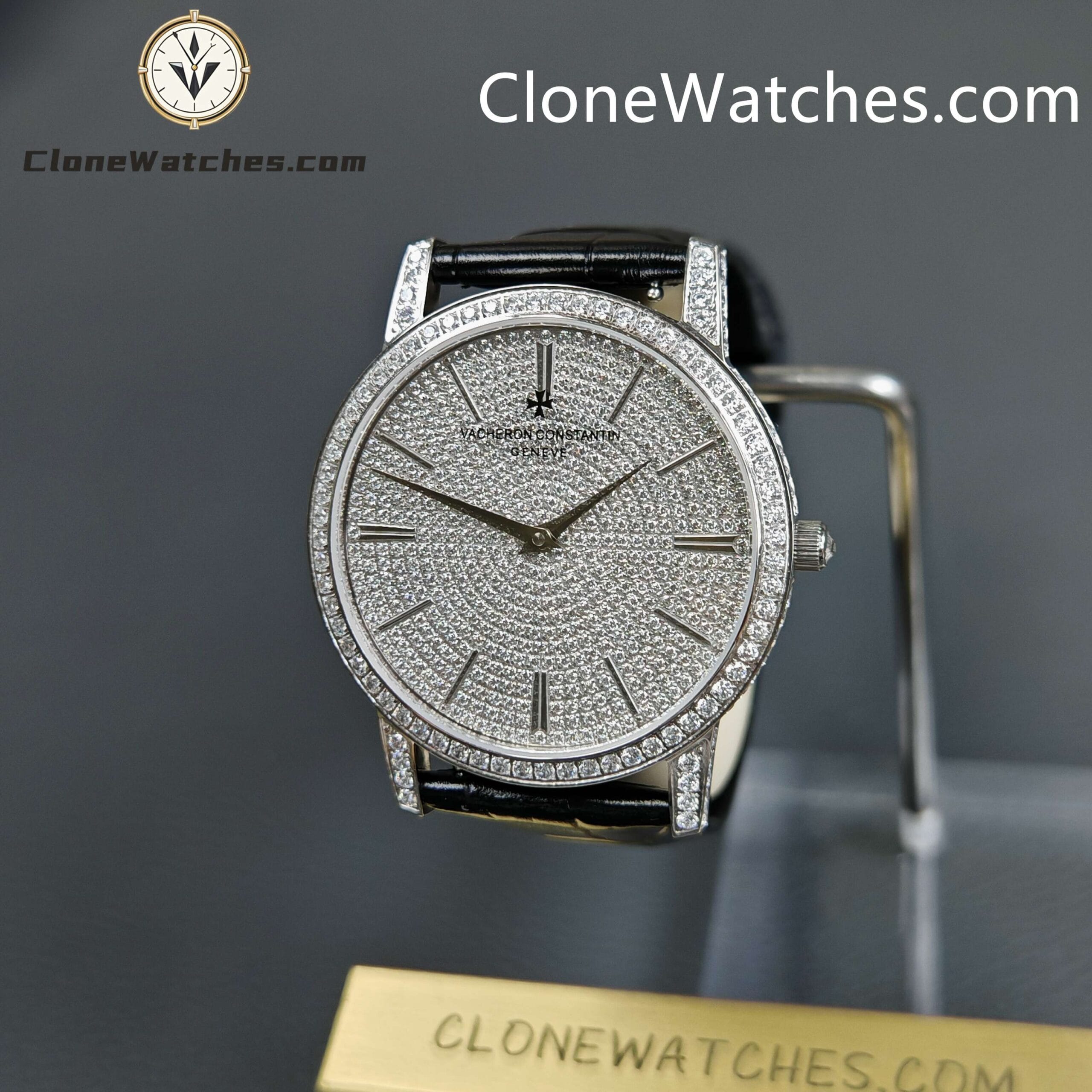 Vacheron Constantin Super Clone Watches 1:1 Patrimony 82673/000G-9821 Diamond Dial 40MM
