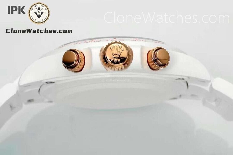 Modified Super Clone Watches 1:1 AET Rolex Daytona Full Ceramic SAKURA 4130 Movement