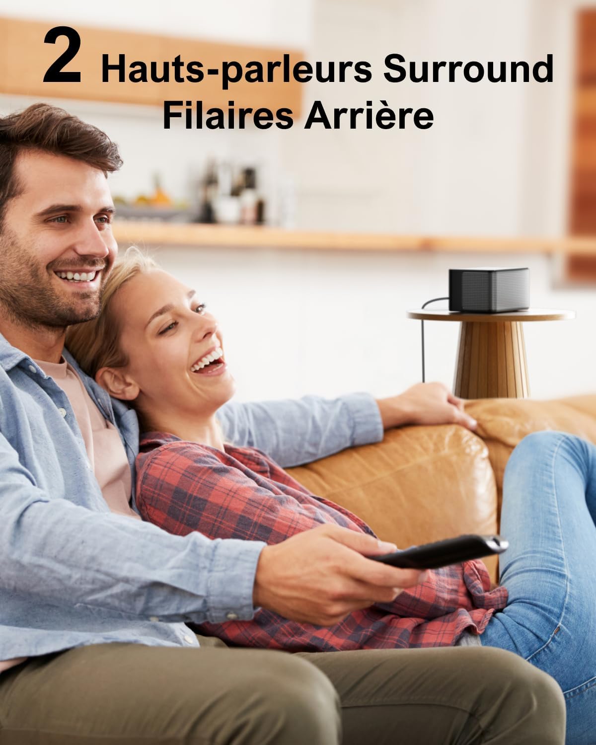 Barre de son TV 7.1 Dolby Atmos 460 W caisson basse sans fil enceintes surround