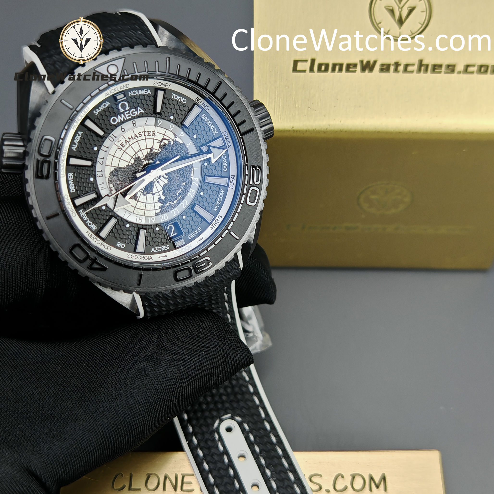 OMEGA Super Clone Watches 1:1 Seamaster Planet Ocean 600M 45.5MM 215.92.46.22.01.007