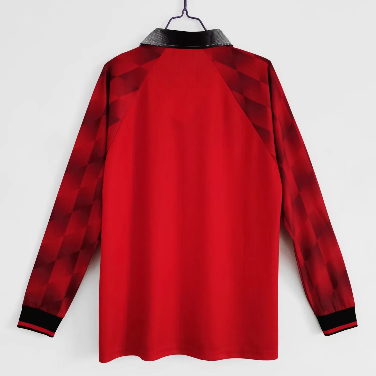 1996/1997 Manchester United home long-sleeved retro jersey 1:1 Thai quality - Fans Edition