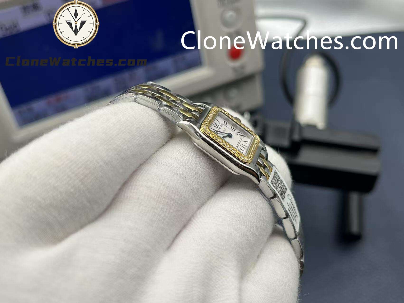 Cartier Super Clone Watches 1:1 PANTHÈRE DE CARTIER White Dial 22mm x30mm WJPN0048