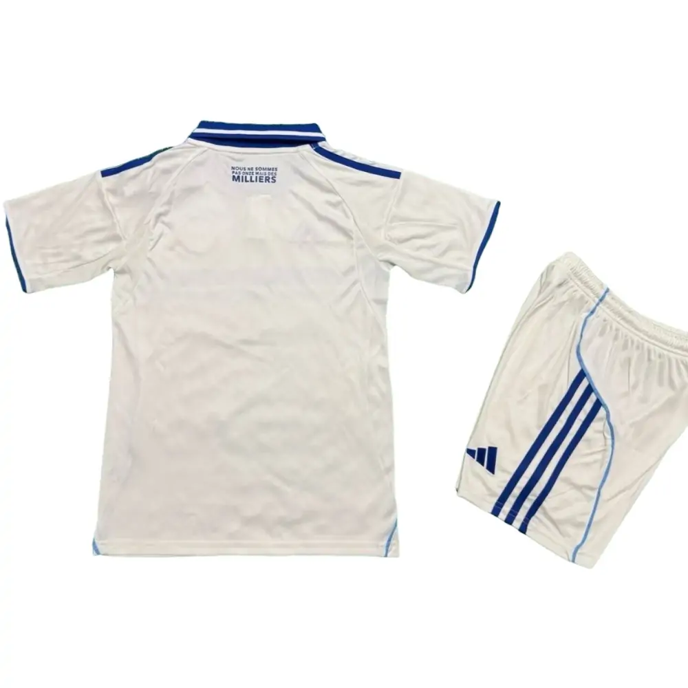2025-26 Strasbourg Away Kit - Short Sleeve Children's suit Fans Edition