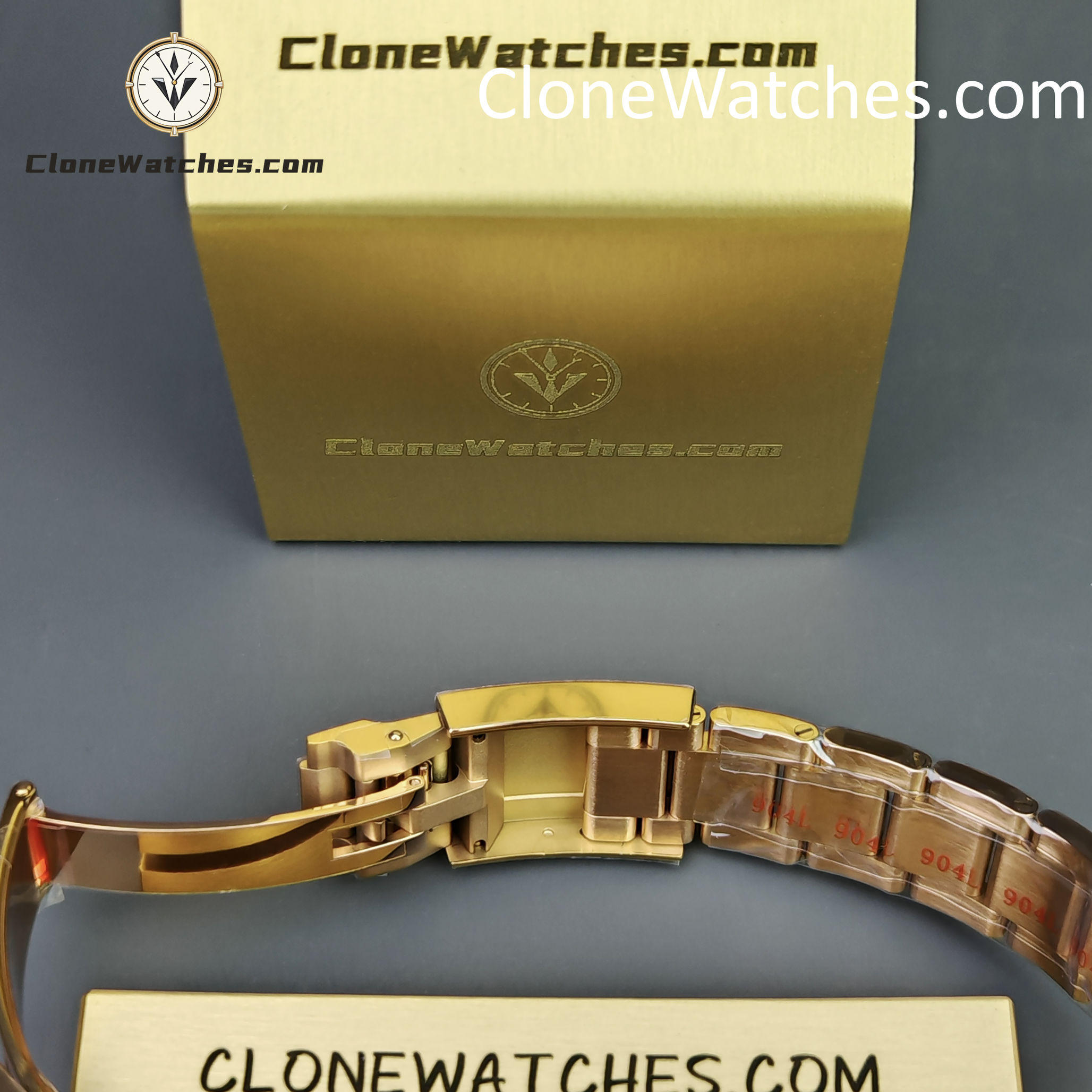Rolex Super Clone Watches 1:1 Daytona Sundust/Black Dial m116505-0016 4130 Movement