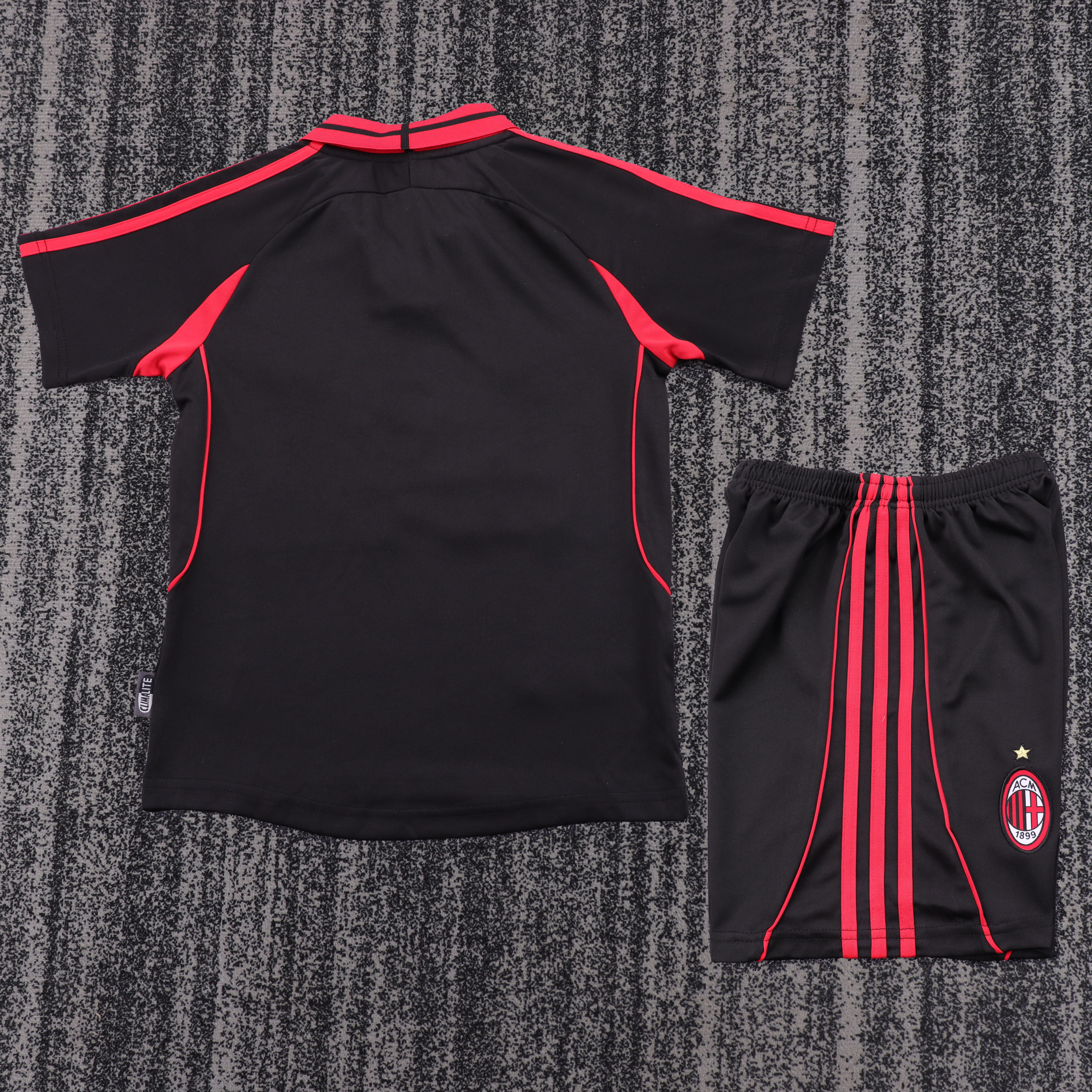 2000-01 AC Milan Second Away Match Retro Children's Jersey Set - Fans Edition