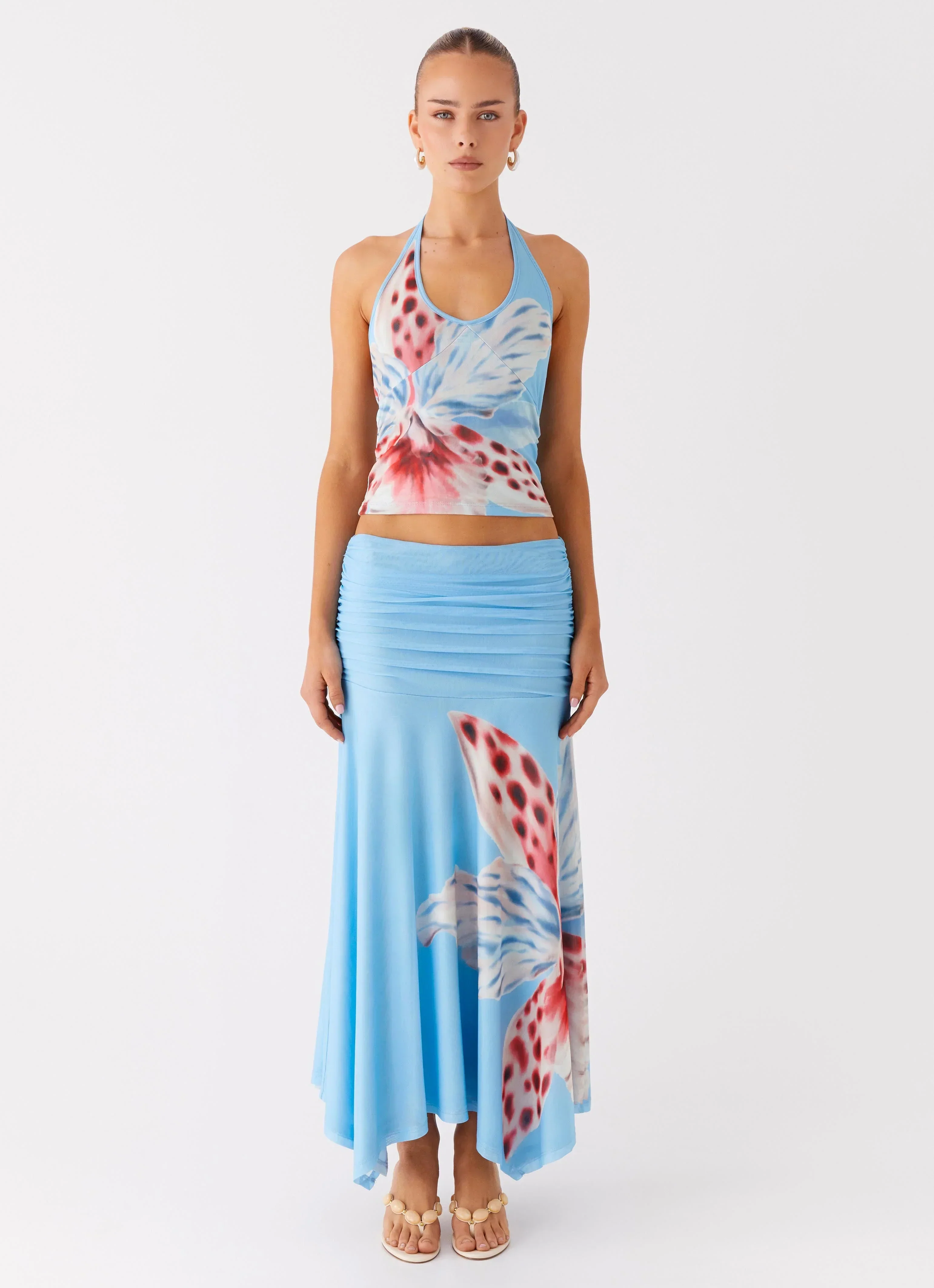 Bernie Halter Top - Deep Sea Bloom