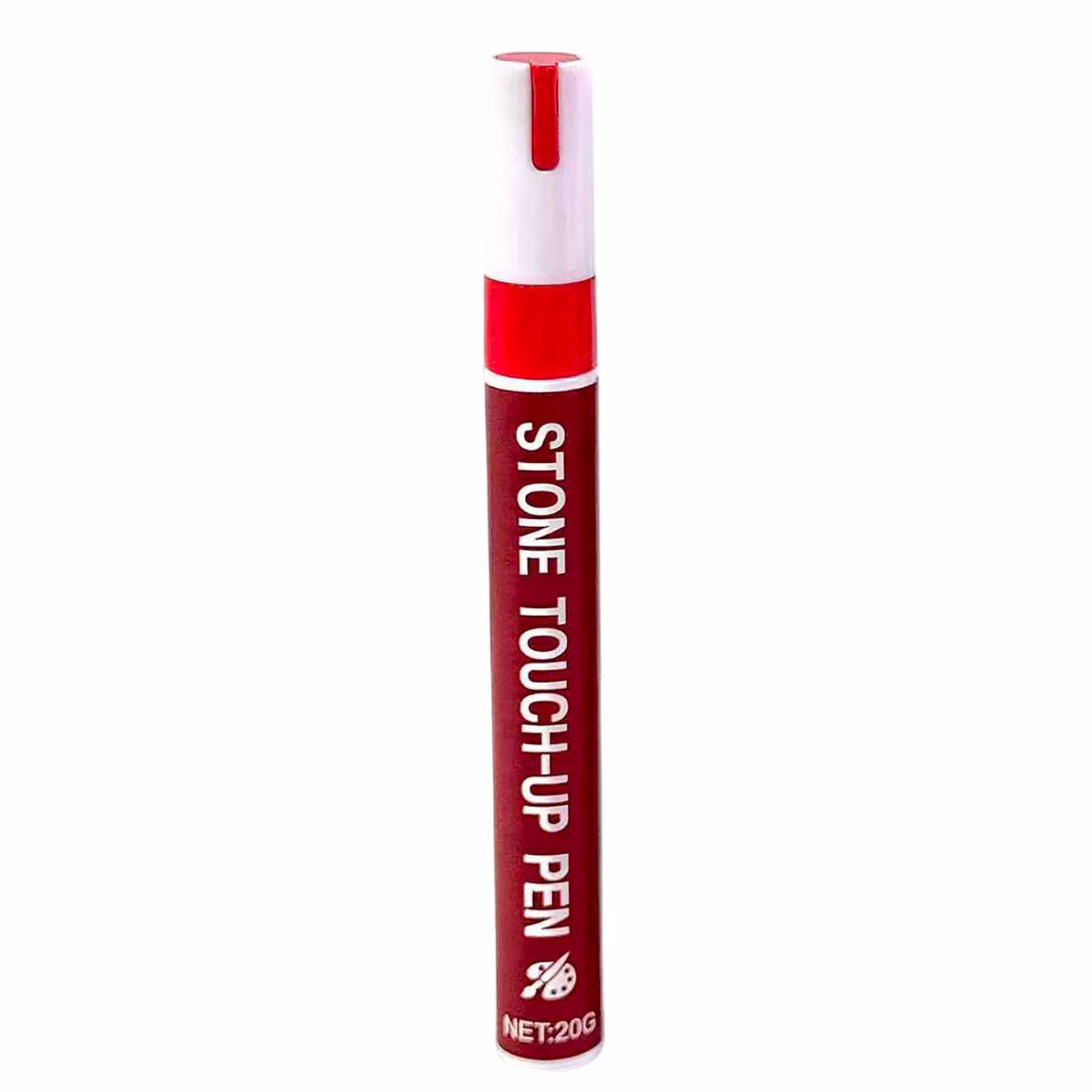 Restoration Marker Pen For Stone Inscription Lettering, High Coverage Gravestone Touch Up Pen For Memorials, Outdoor Weatherproof Paint Pen For Headstone Repair, Gray