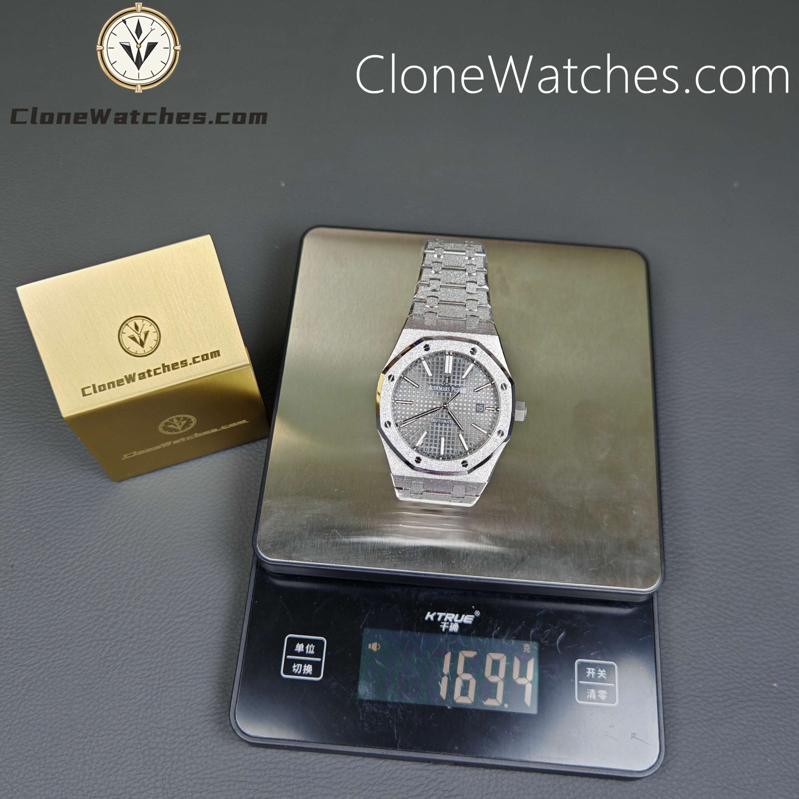 Audemars Piguet Super Clone Watches 1:1 Royal Oak Frost 15400 Grey Dial