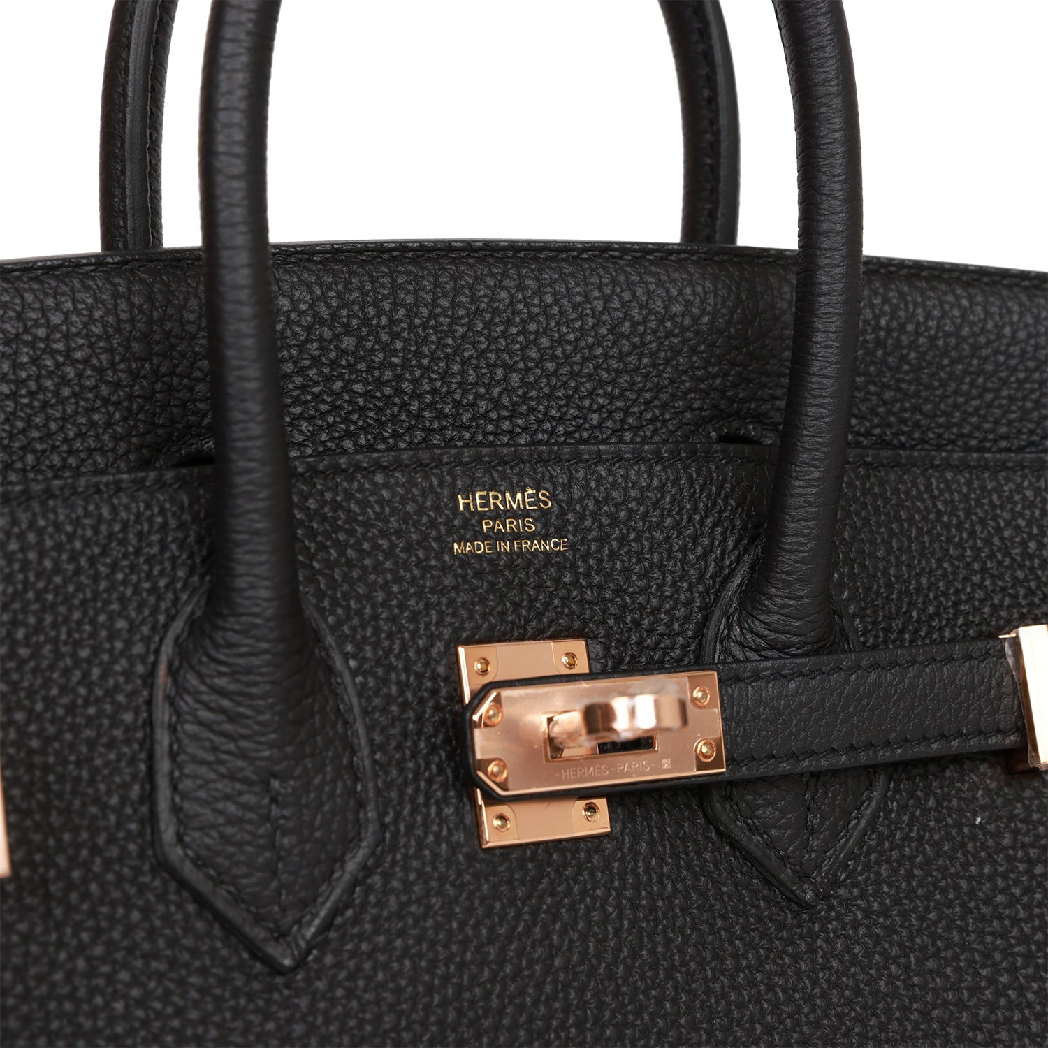 Hermes Birkin  Black Togo Rose Gold Hardware