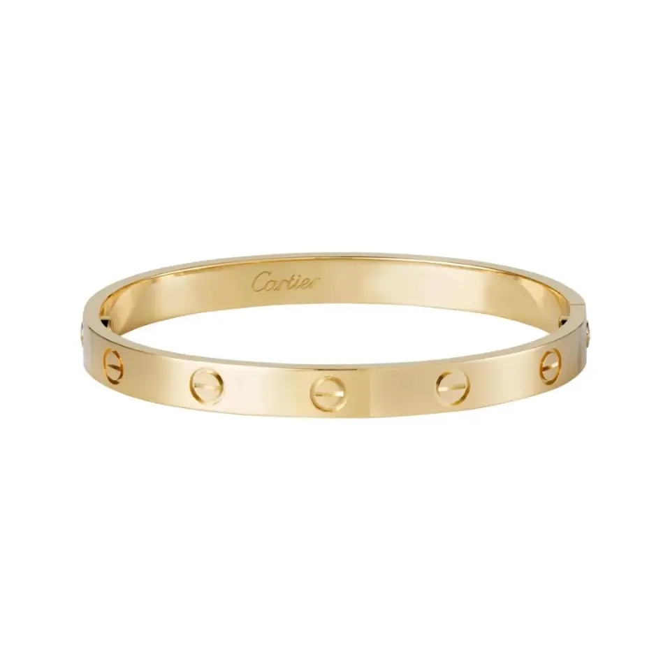 Cartier LOVE Series Wide 18K Bracelet