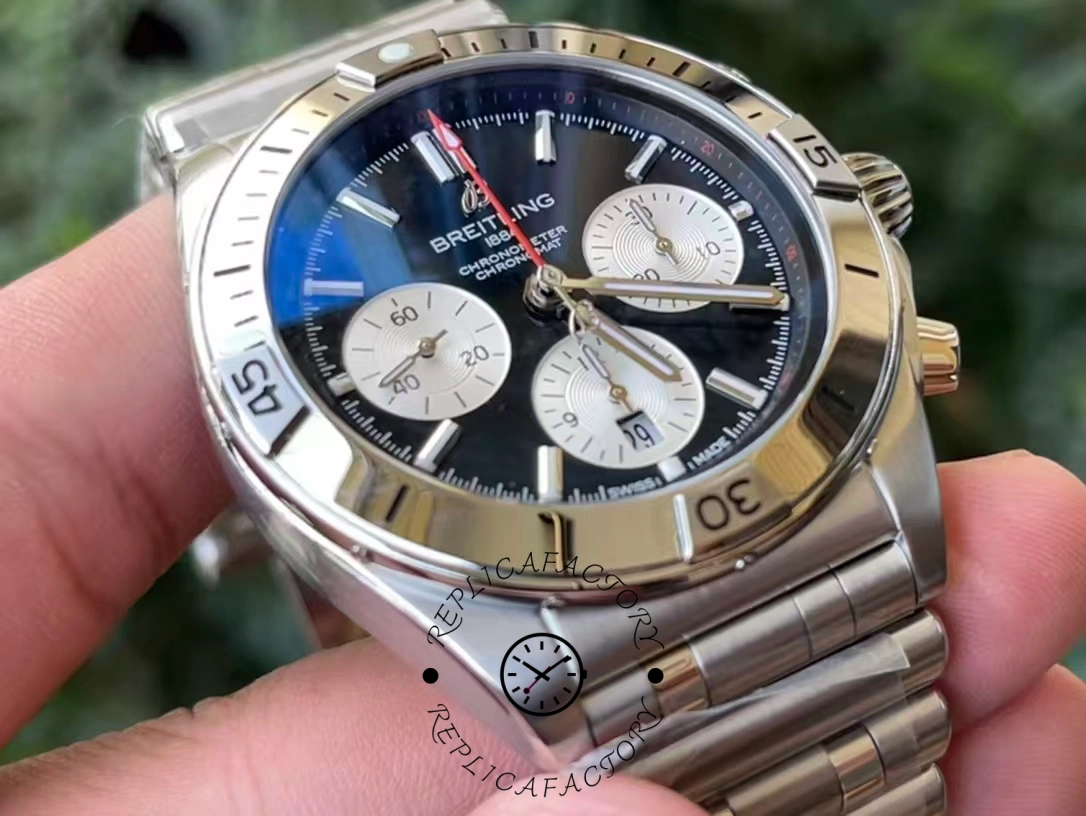Breitling Chronomat B01 42 Black Dial AB0134101B1A1 Replica