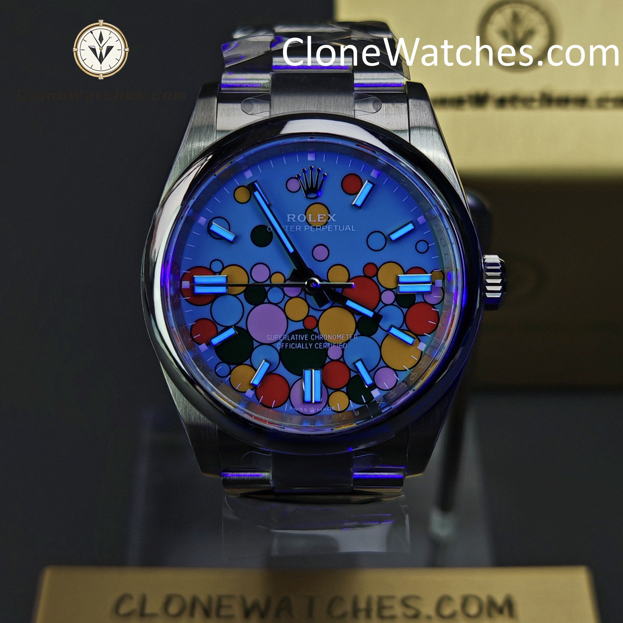 Rolex Super Clone Watches 1:1 Oyster Perpetual Celebration Dial 36mm m126000-0009 3230 Movement