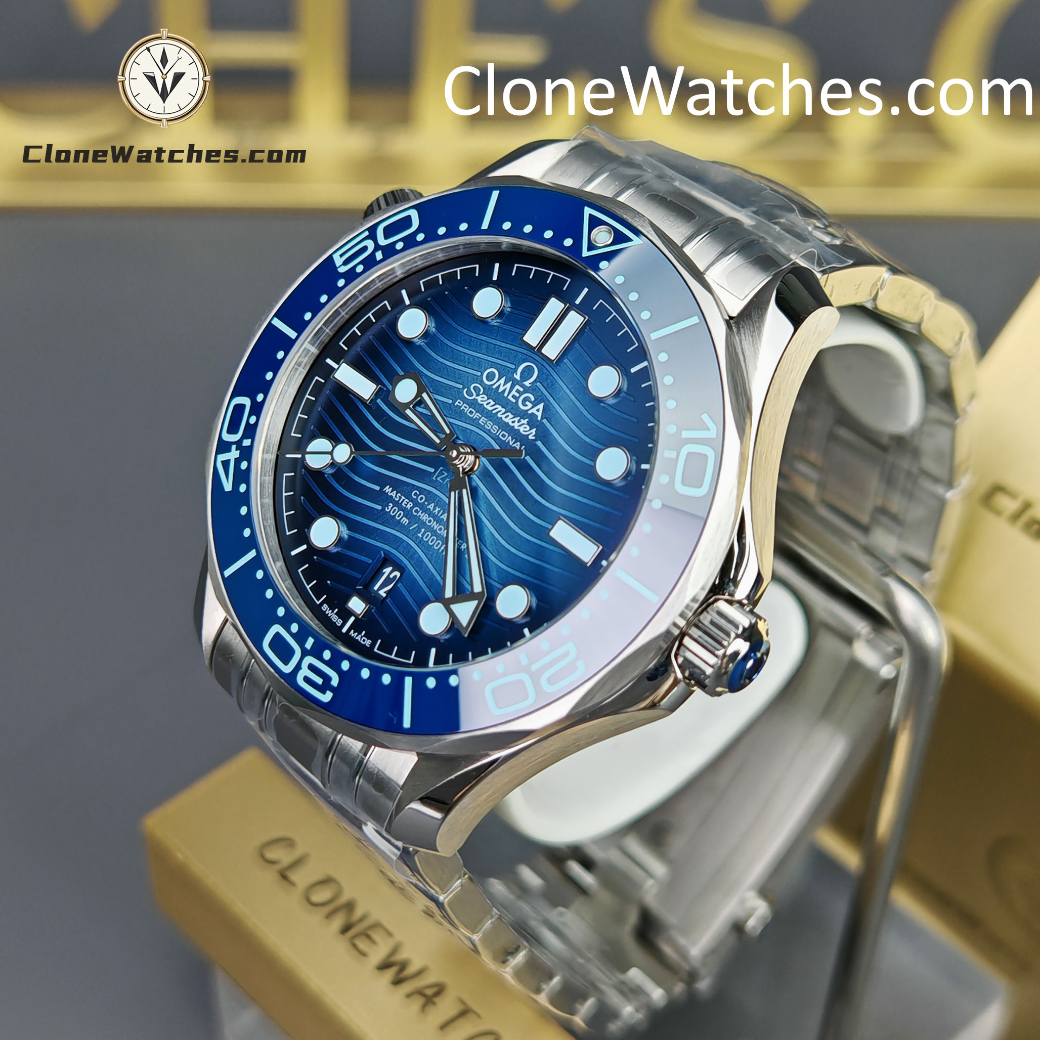 OMEGA Super Clone Watches 1:1 Seamaster Diver 300M Summer Blue 210.30.42.20.03.003 42MM
