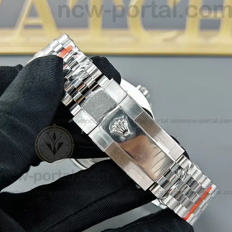 Rolex Super Clone Watches 1:1 DateJust “Who Cares I’m Already Late” White Custom Dial m126334 Jubilee 41MM 3235 Movement