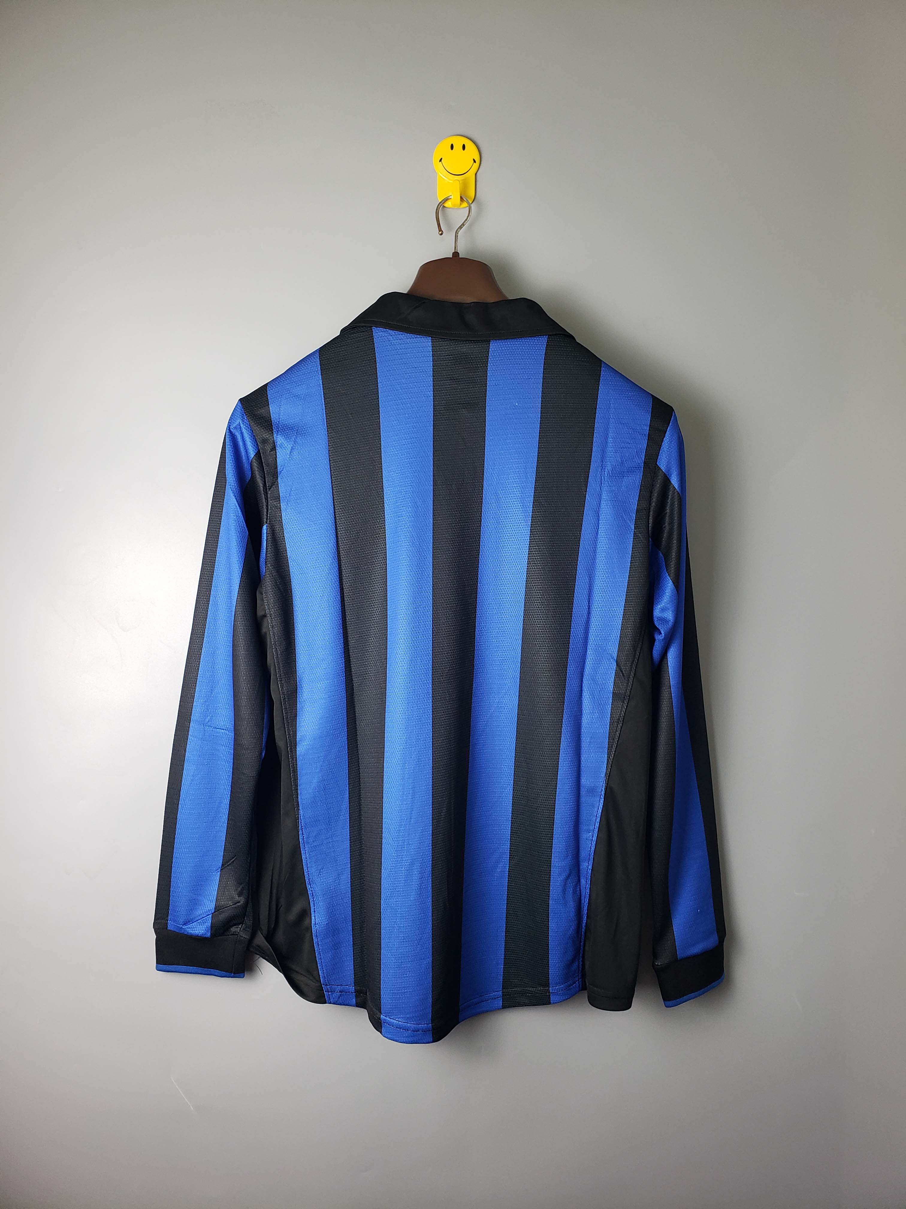 1998/1999 Retro Long Sleeve Internazionale Milan Home Football Jersey 1:1 Thai Quality - Fans Edition