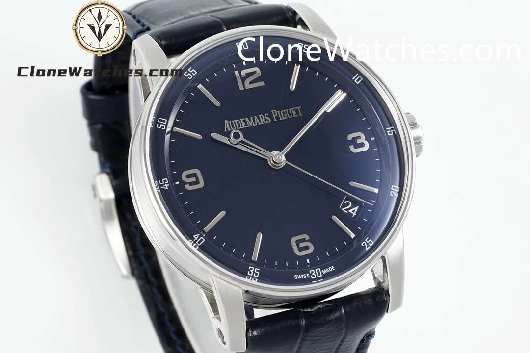 Audemars Piguet Super Clone Watches 1:1 Code 11.59 by 15210BC Blue Dial 41MM
