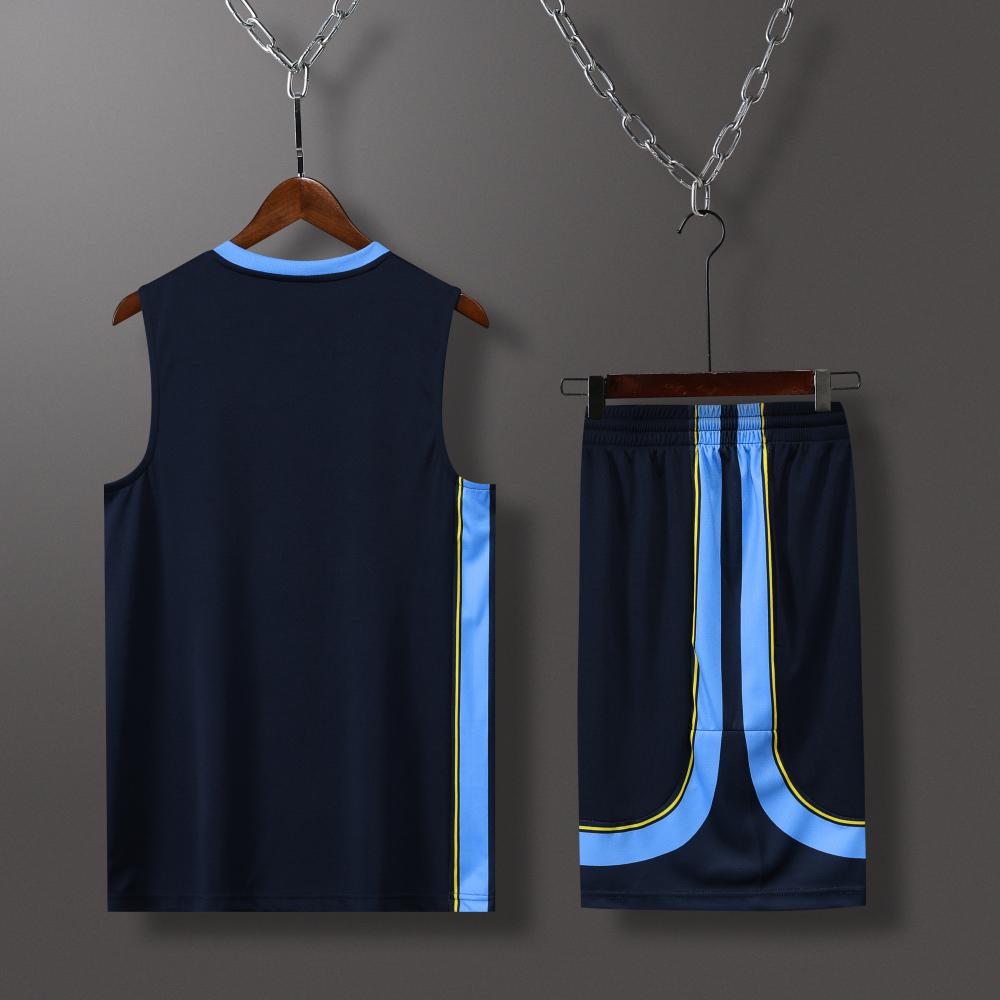 Grizzlies basketball uniform black suit（Customizable name and number）