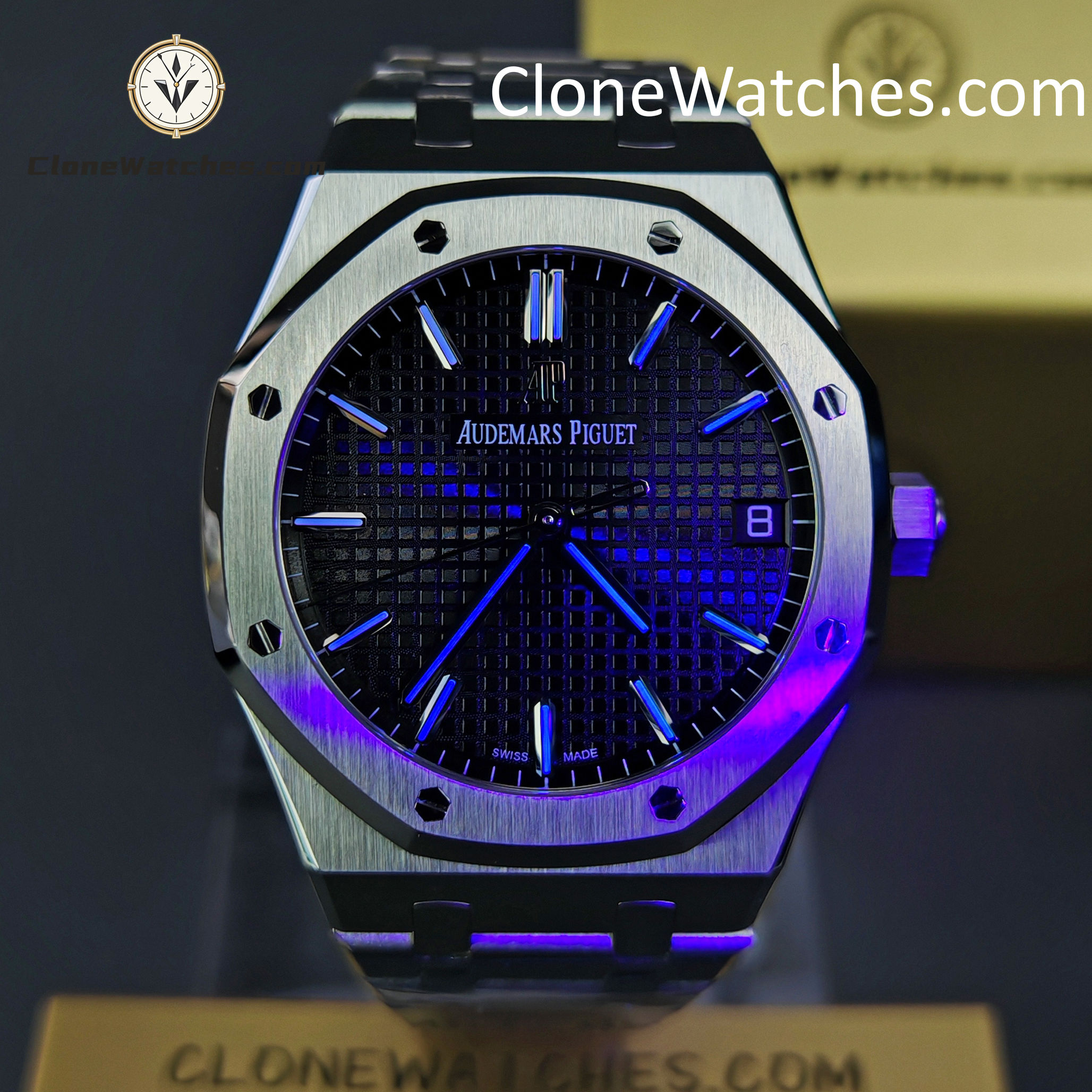 Audemars Piguet Super Clone Watches 1:1 Royal Oak 15500 Black Dial