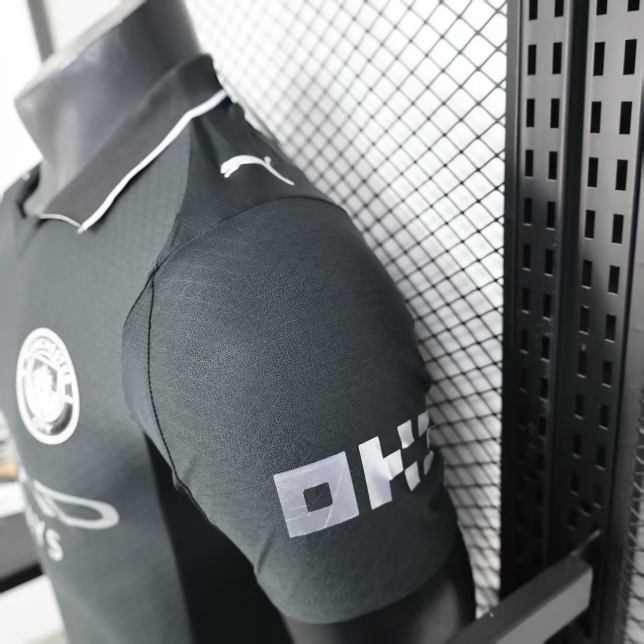 2025-26 Manchester City Black Away Jersey - Player Edition