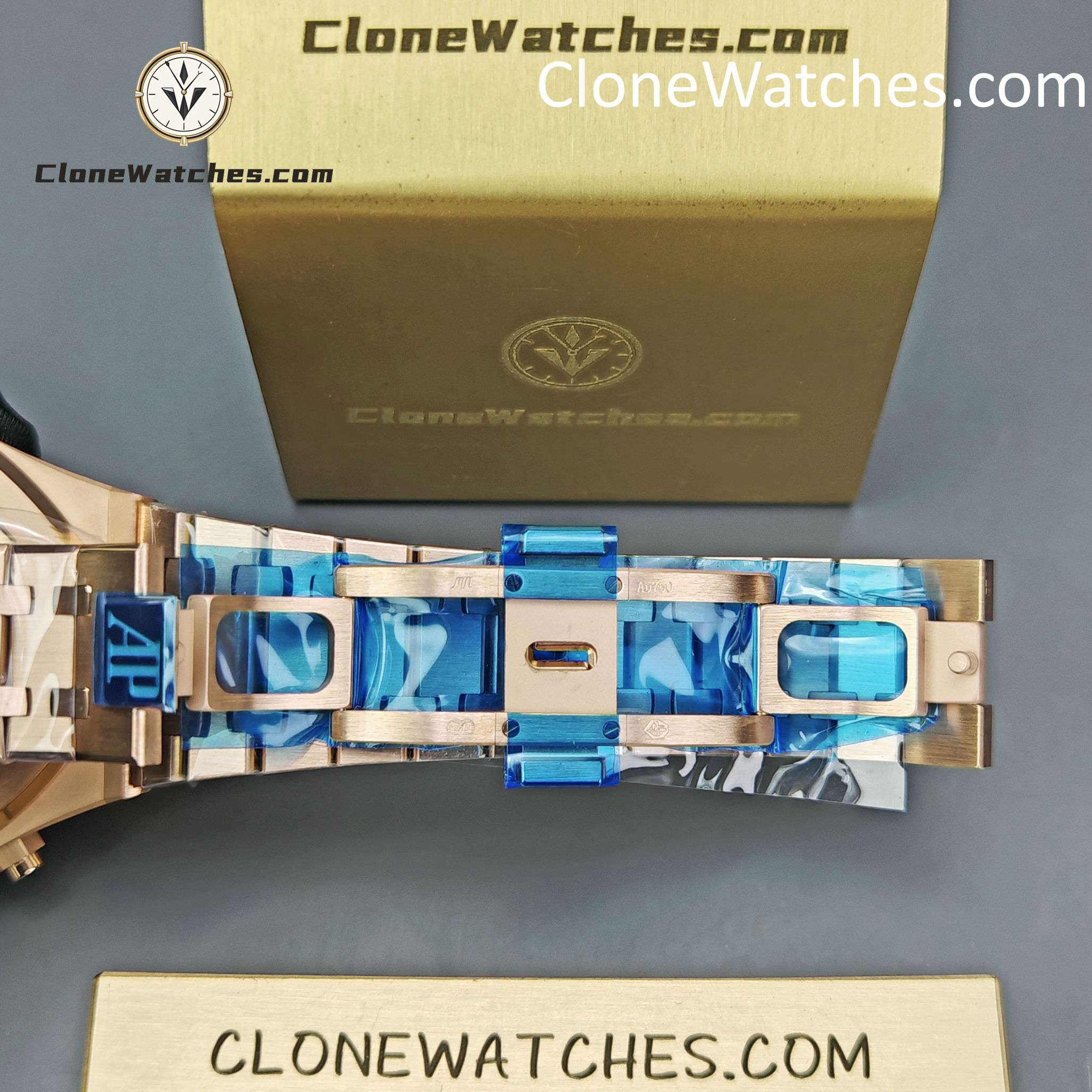 Audemars Piguet Super Clone Watches 1:1 Royal Oak Rose Gold 26240 White Dial