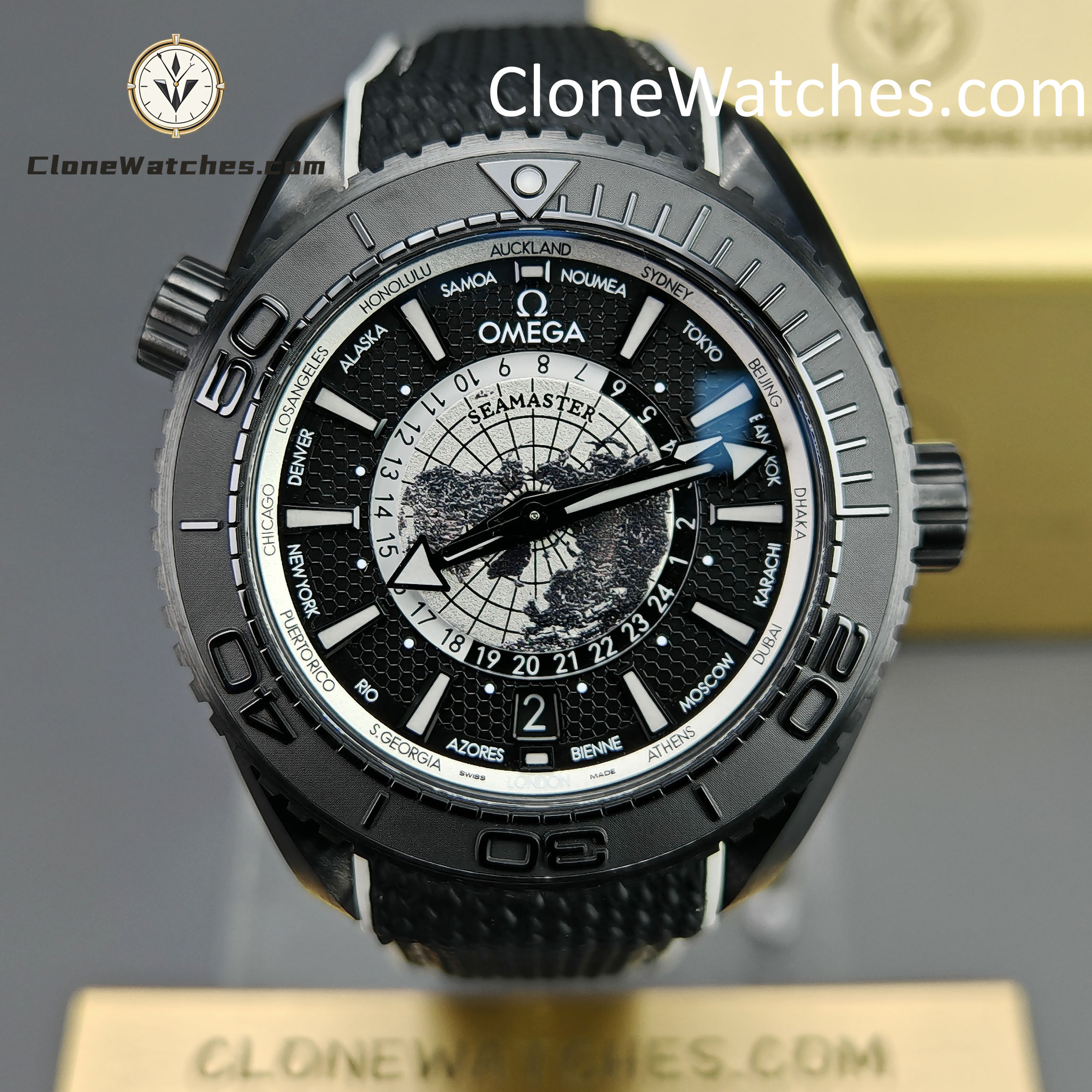OMEGA Super Clone Watches 1:1 Seamaster Planet Ocean 600M 45.5MM 215.92.46.22.01.007