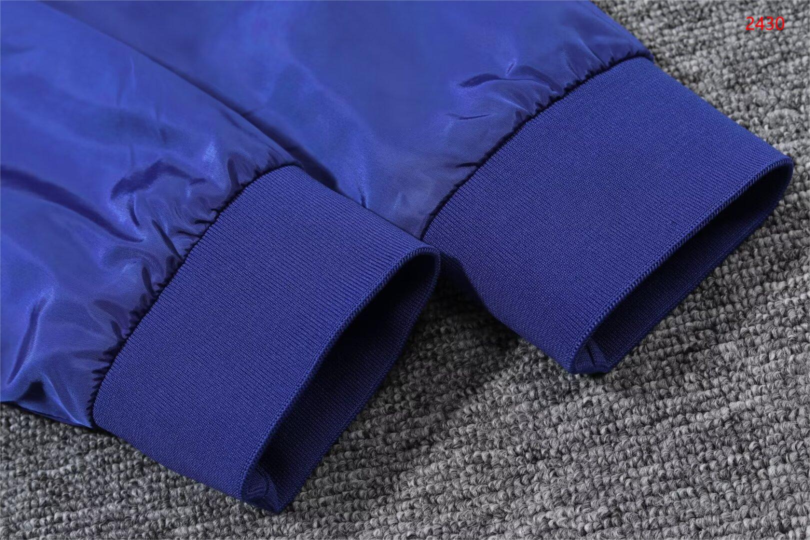 2023/24 Chelsea blue hooded windbreaker 1:1 Thai quality