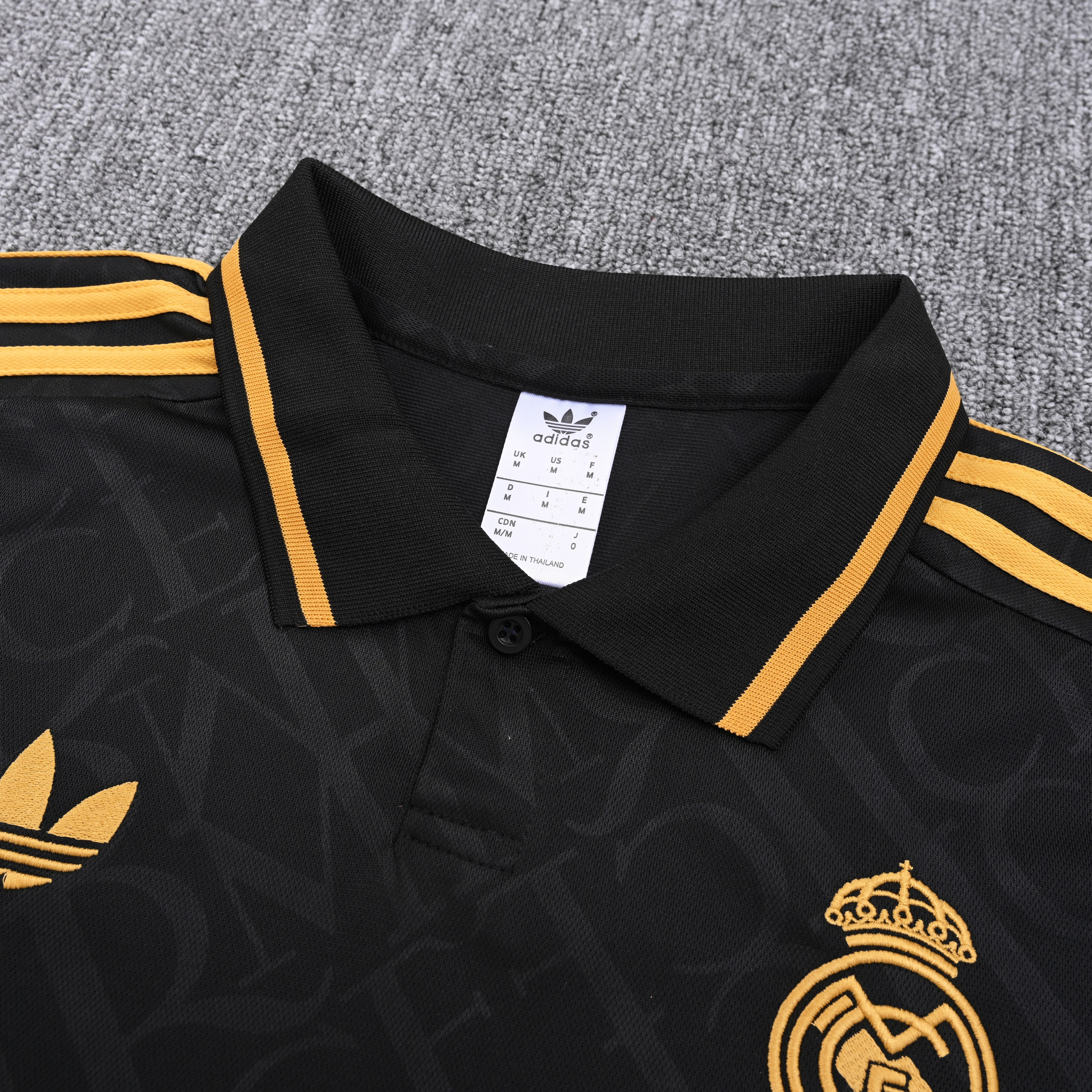 25-26 Real Madrid (POLO) Black Training Jersey - Fan Edition