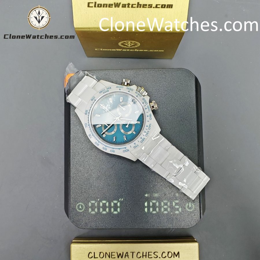 Modified Super Clone Watches 1:1 AET Rolex Daytona Full Ceramic Abu Dhabi 4130 Movement