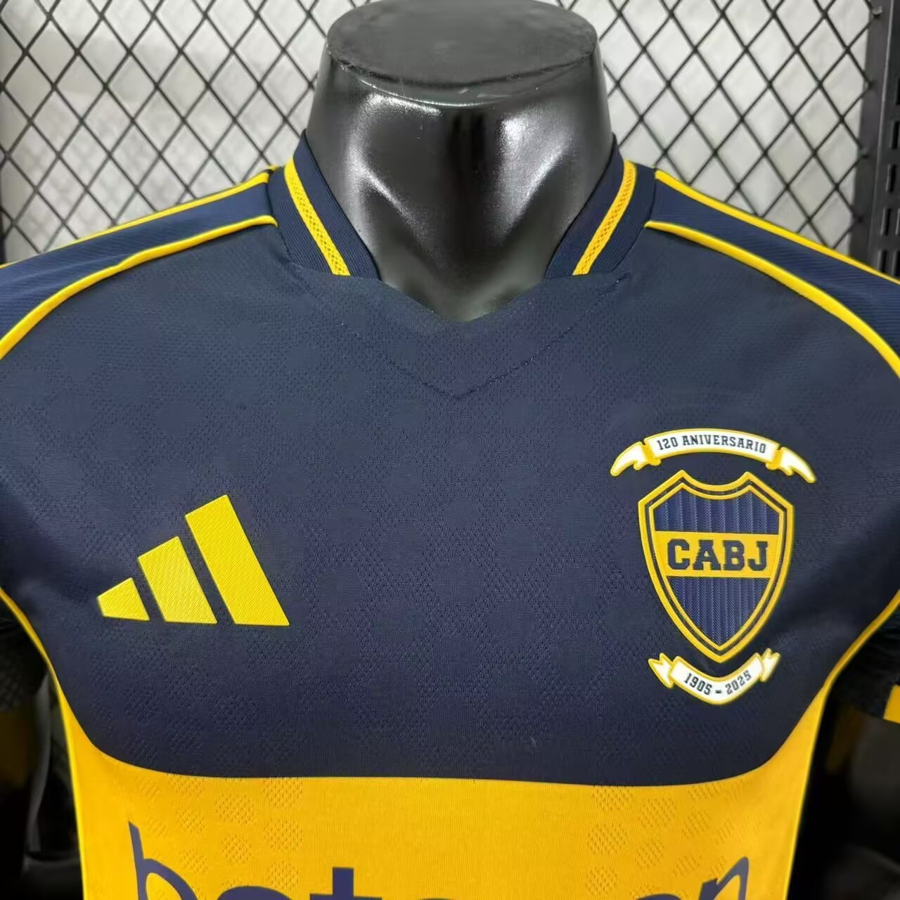 25-26 Boca Home Black Shirt - Player Edition