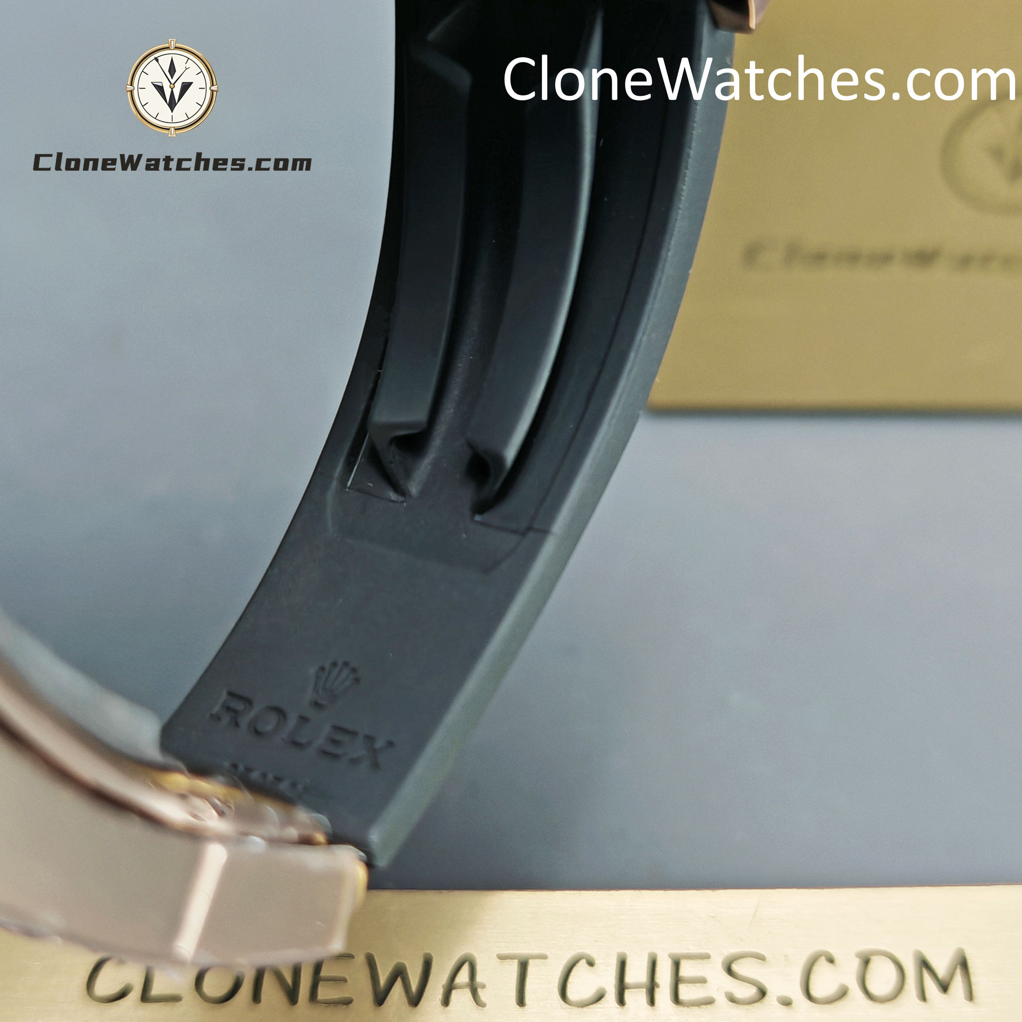 Rolex Super Clone Watches 1:1 Daytona 18K Rose Gold Black Dial M116515LN-0012 4130 Movement