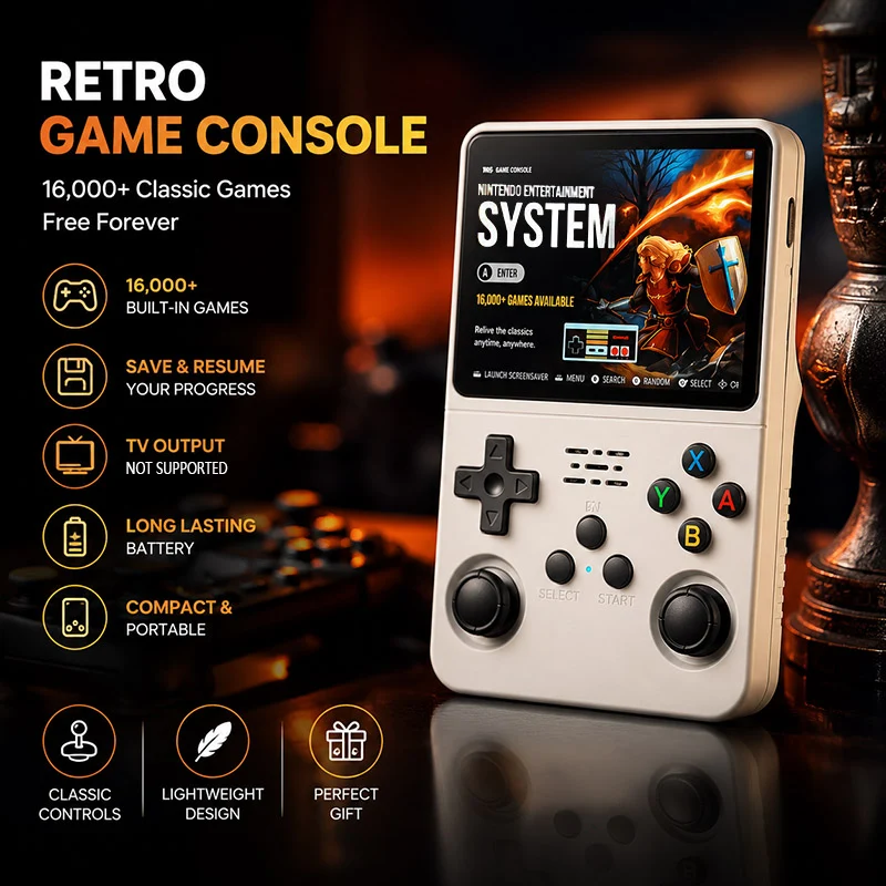 🕹️🎮 R36S Portable Retro Game Console