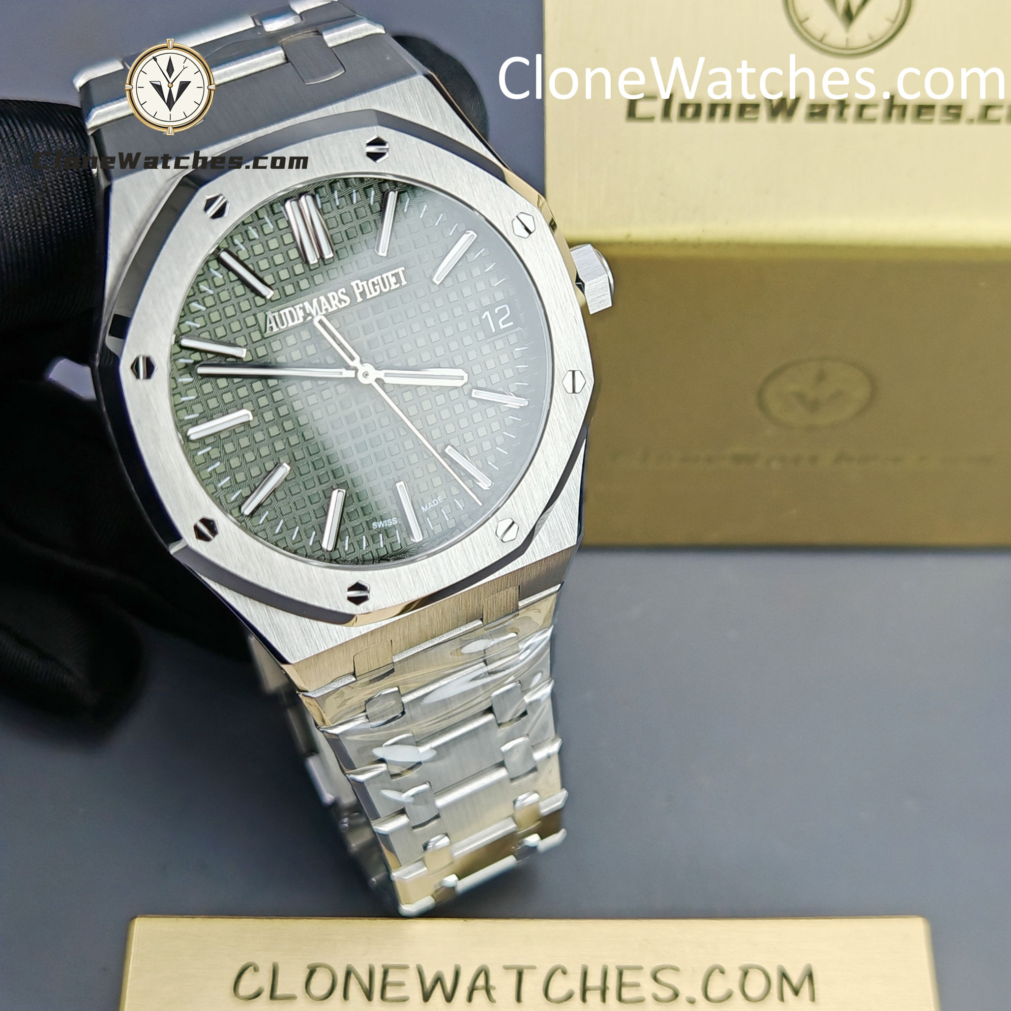 Audemars Piguet Super Clone Watches 1:1 Royal Oak 15510 Green Dial 41MM Selfwinding