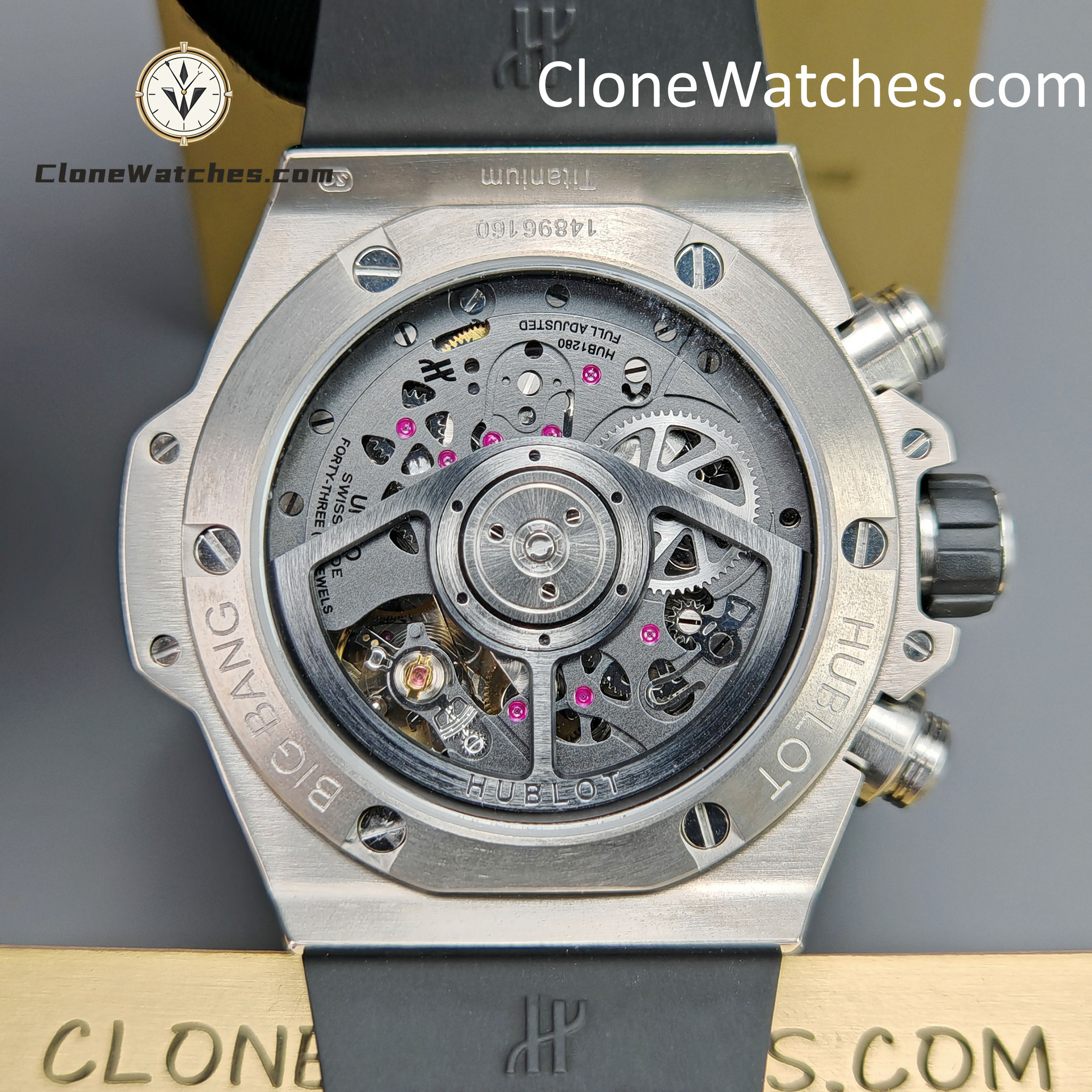 Hublot Super Clone Watches 1:1 Big Bang Unico Titanium Ceramic 42mm 441.NM.1171.RX
