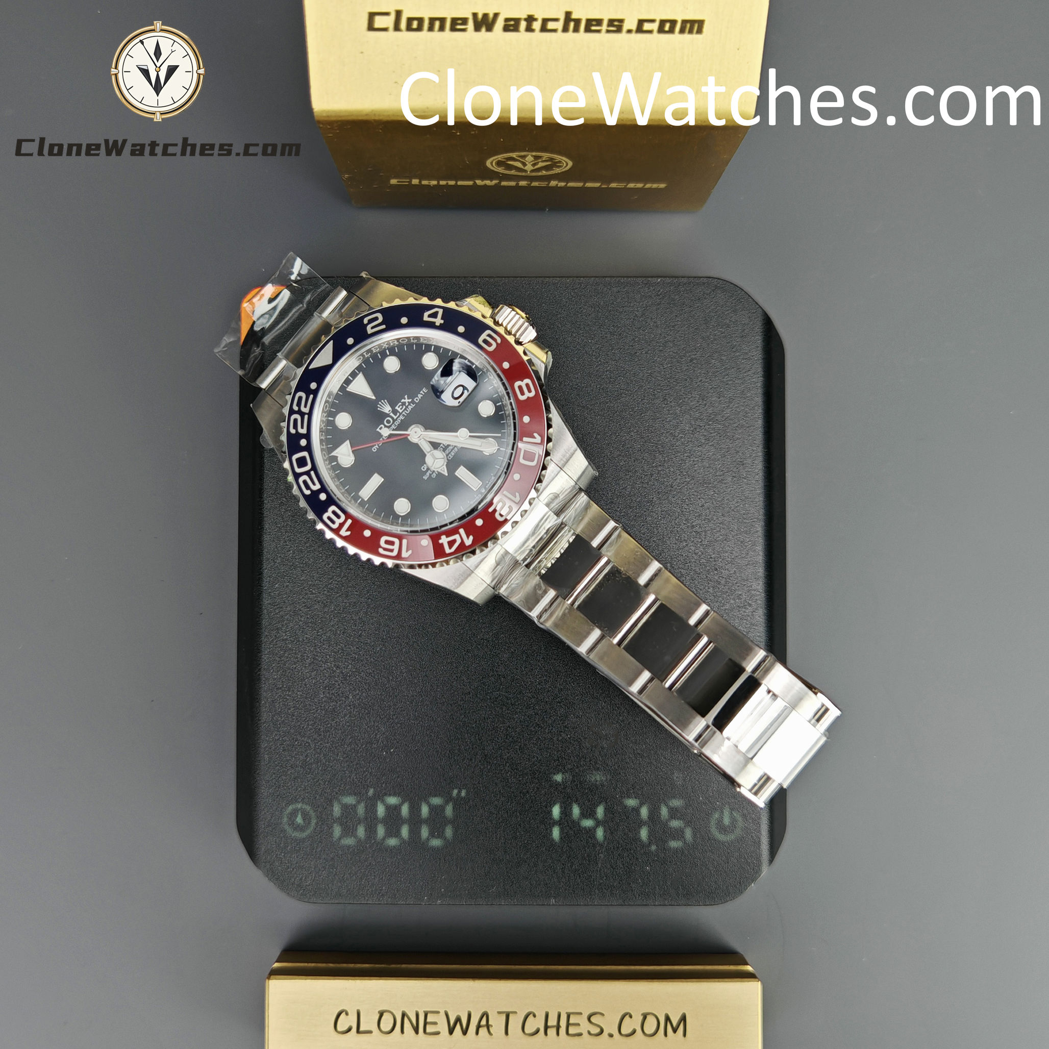 Rolex Super Clone Watches 1:1 GMT Master II m126719blro-0003 Oyster 3285 Movement