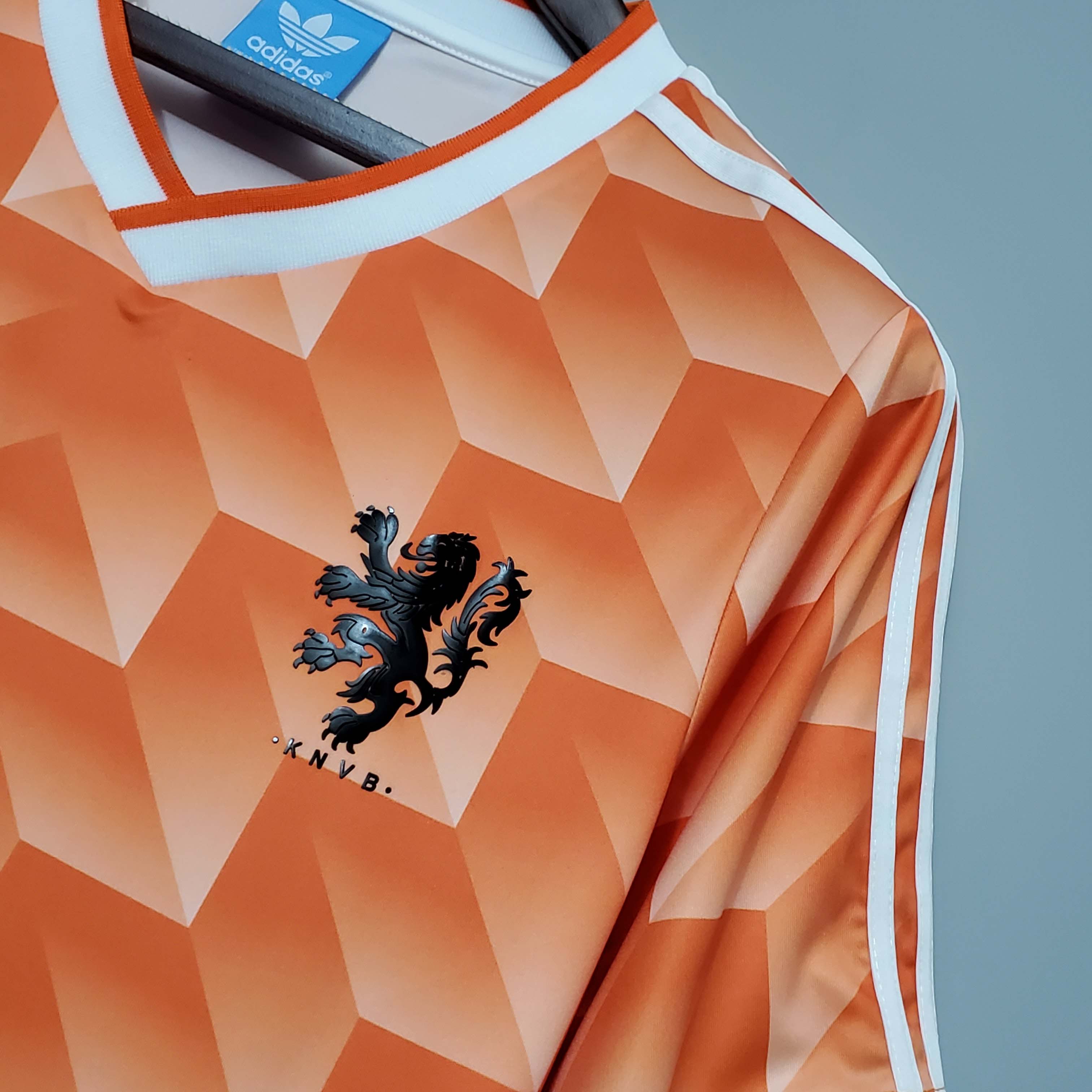 1988 Netherlands Home Retro Jersey-Fans Edition