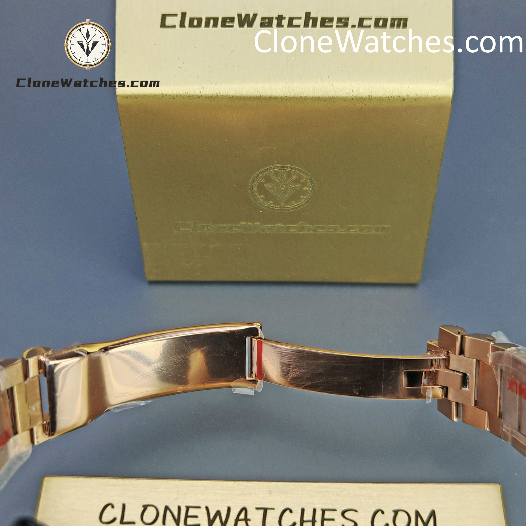 Rolex Super Clone Watches 1:1 Day Date Rose Gold Turquoise Dial 36mm m128235-0085 3255 Movement