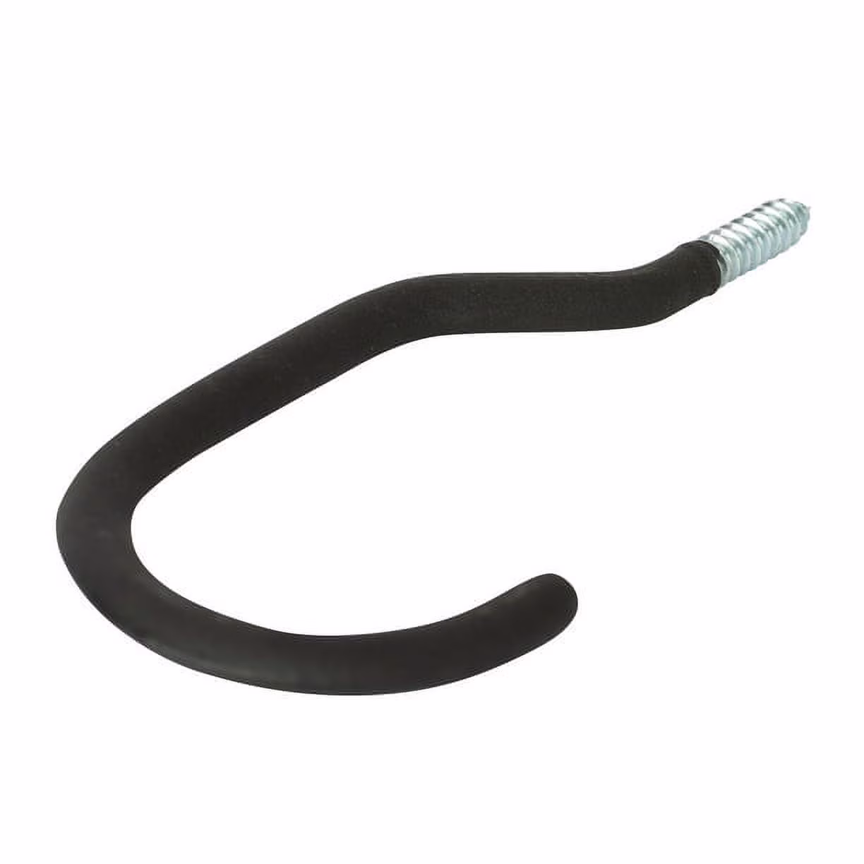 (2 pack) Hyper Tough Screwin Heavy Duty Steel Garage Bicycle Hook, Black