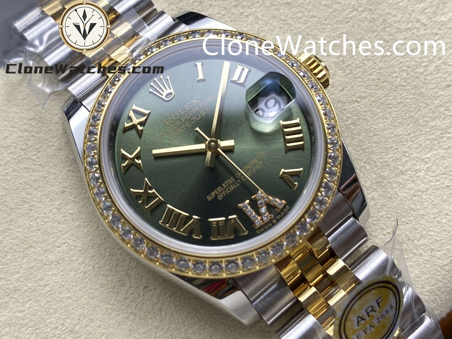 Rolex Super Clone Watches 1:1 DateJust m278383rbr-0016 Jubilee 31MM 2236 Movement